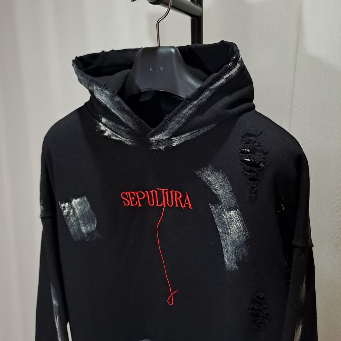 (택포) 언더마이카 세풀투라 데미지 워시드 후드 4 B287 상품이미지2