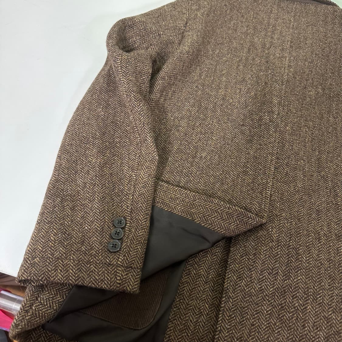 95 GGIO2 지오투 브라운 헤링본 블레이저 상품이미지6