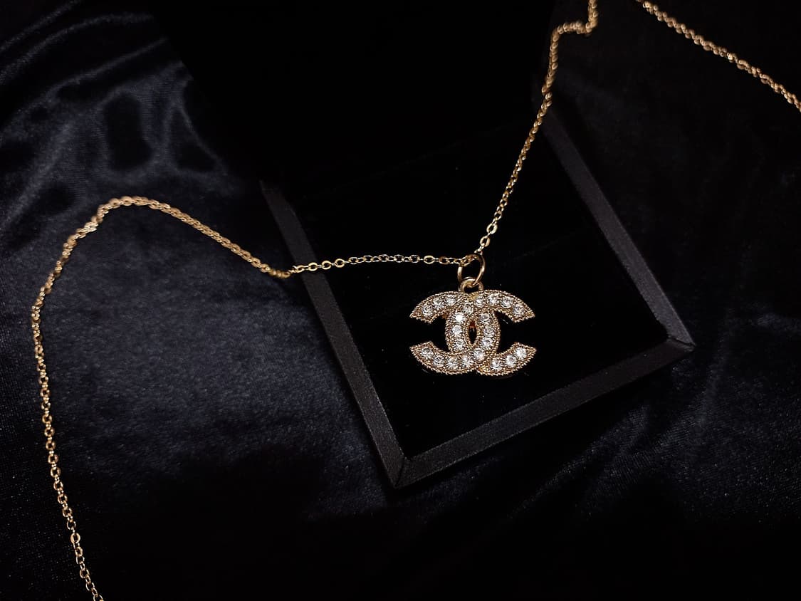 [chanel] 샤넬 빈티지 정품 참단추 업사이클링 목걸이 스와 상품이미지3