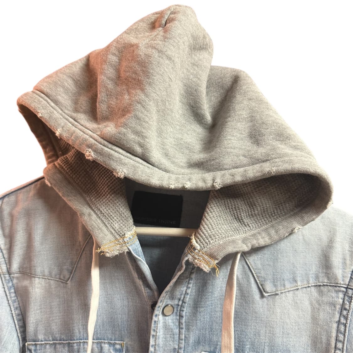 11fw 넘버나인 데님 후드셔츠 상품이미지3