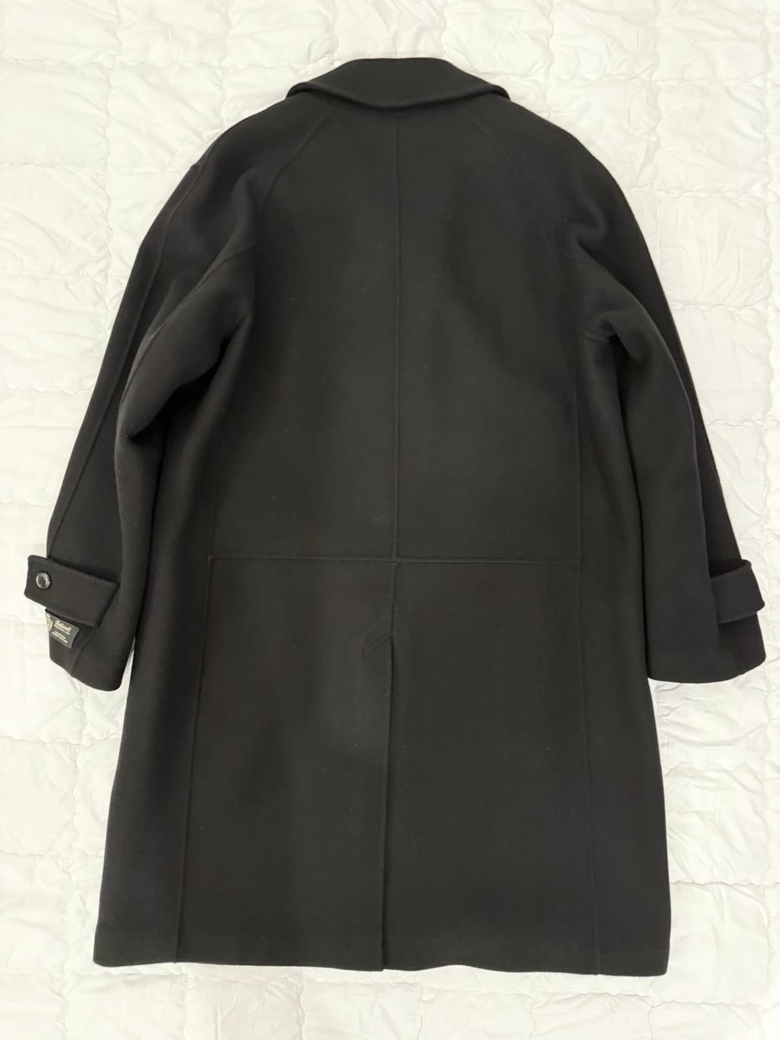 비이커 핸드메이드 발마칸 코트 블랙 상품이미지2