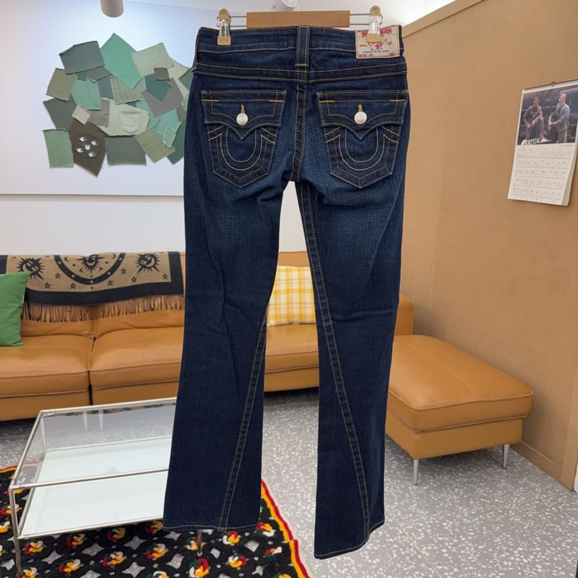 트루릴리전 조이 빈티지 진청 워싱 데님팬츠 24인치 C08390 상품이미지2