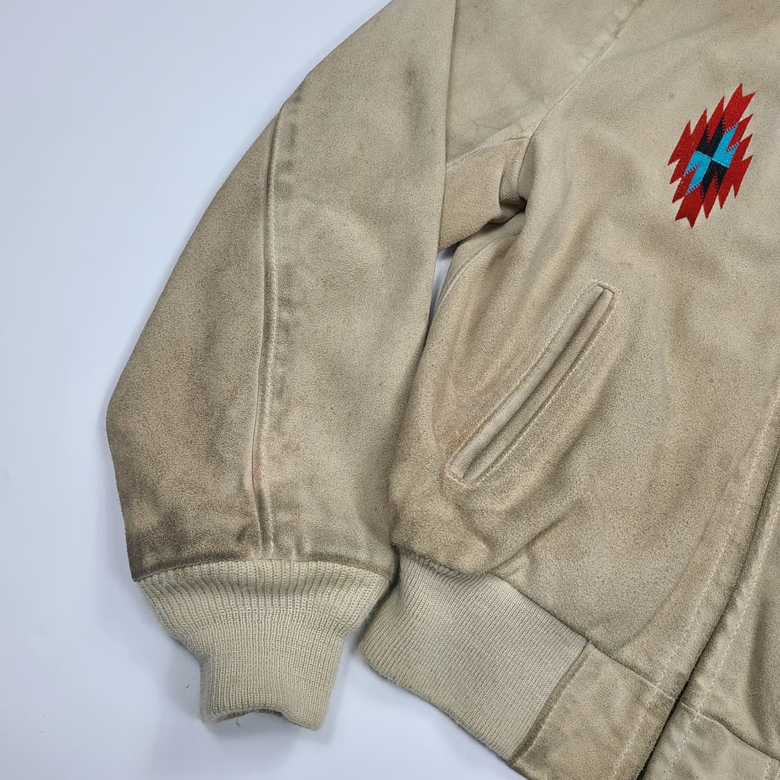 70s Schott Bros 치마요 스웨이드 블루종 상품이미지5