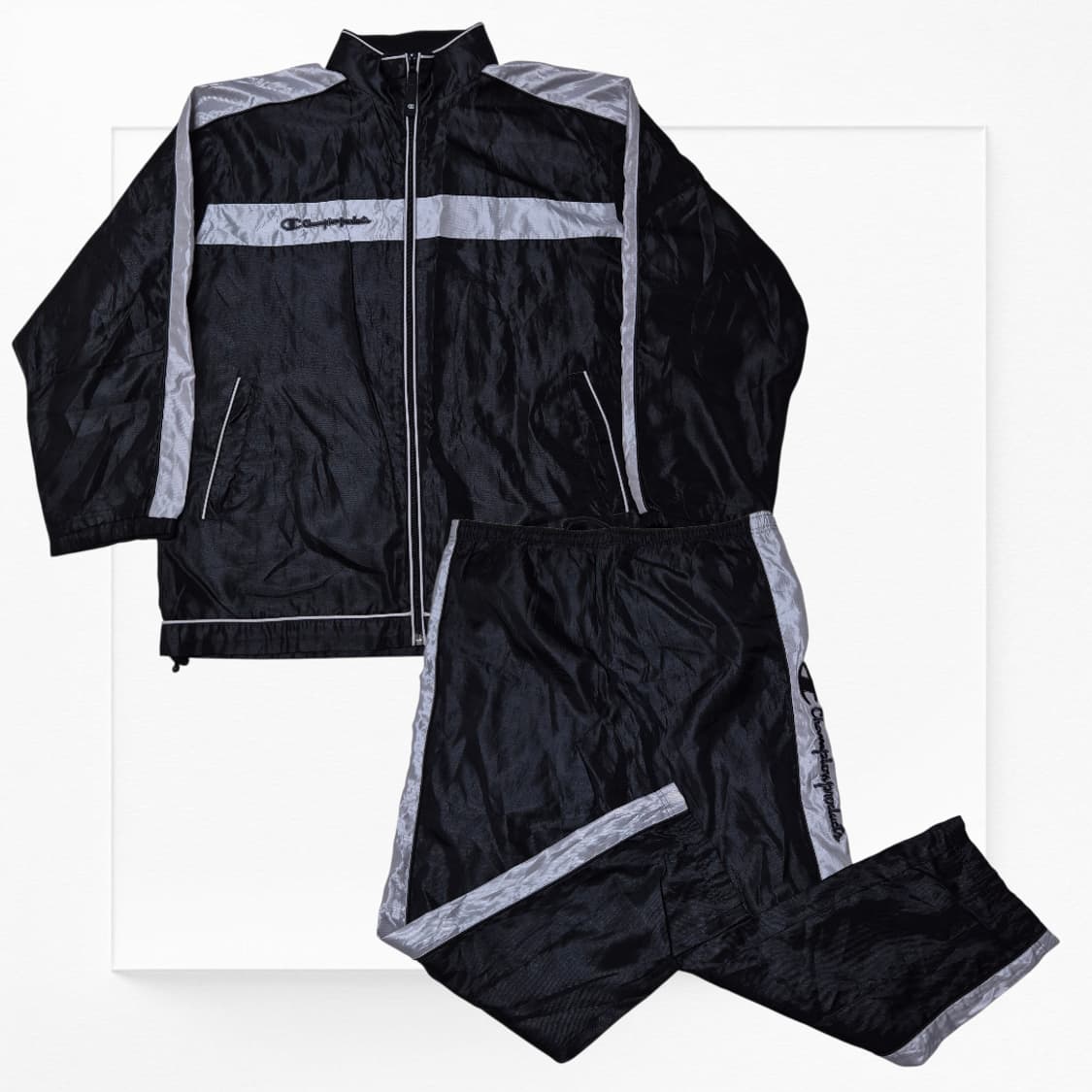 [우주매물🔥] 챔피온 90s 나일론 실키 셋업 상품이미지3