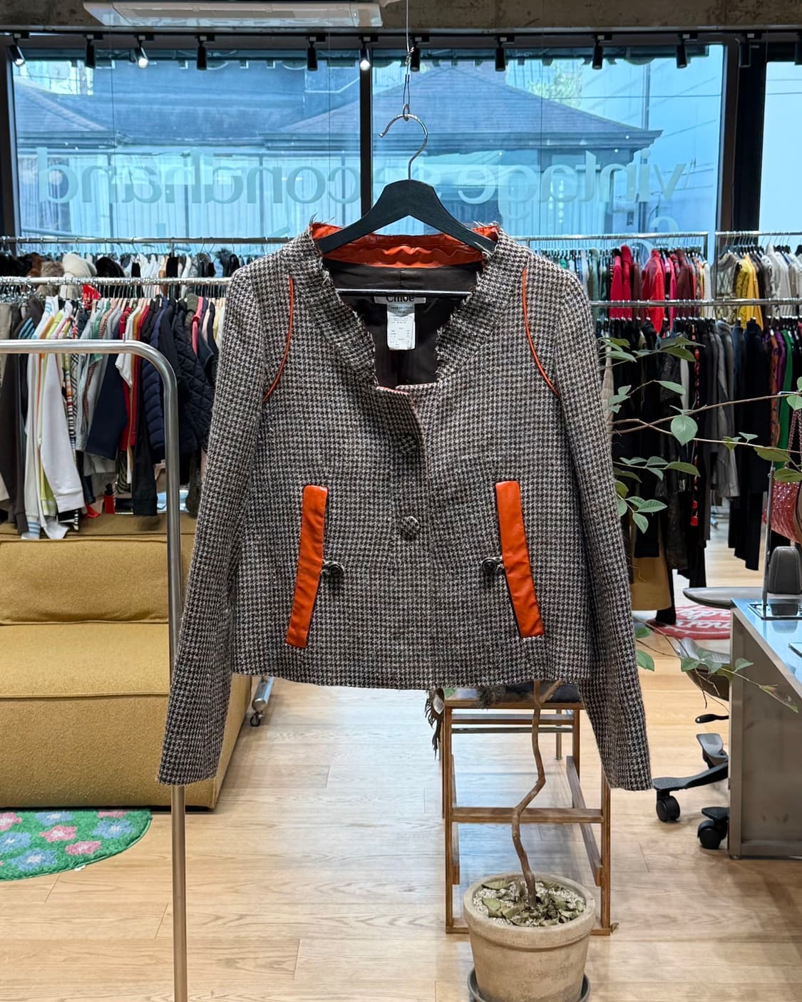 끌로에 브라운 하운드투스 알파카울 자켓  상품이미지1