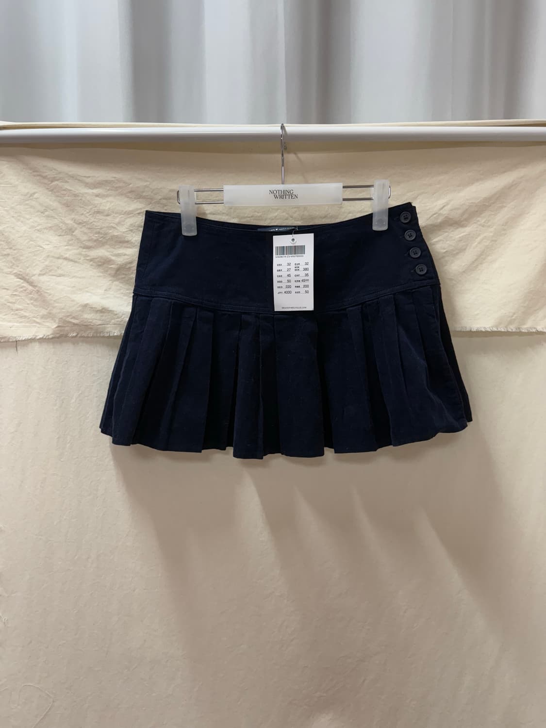 브랜디멜빌 코듀로이 스커트(navy) 상품이미지1