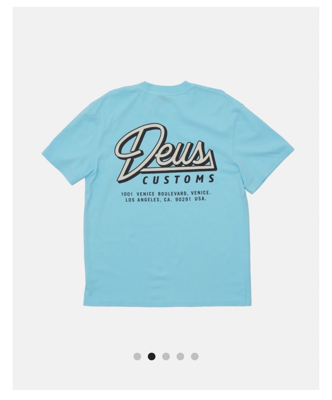데우스 Conduit Tee (sky blue) 상품이미지2