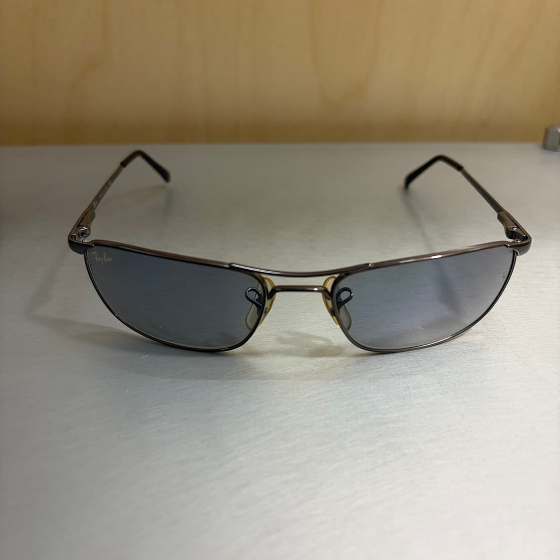 레이벤 RB 3214 004 건메탈 스퀘어 선글라스 상품이미지1