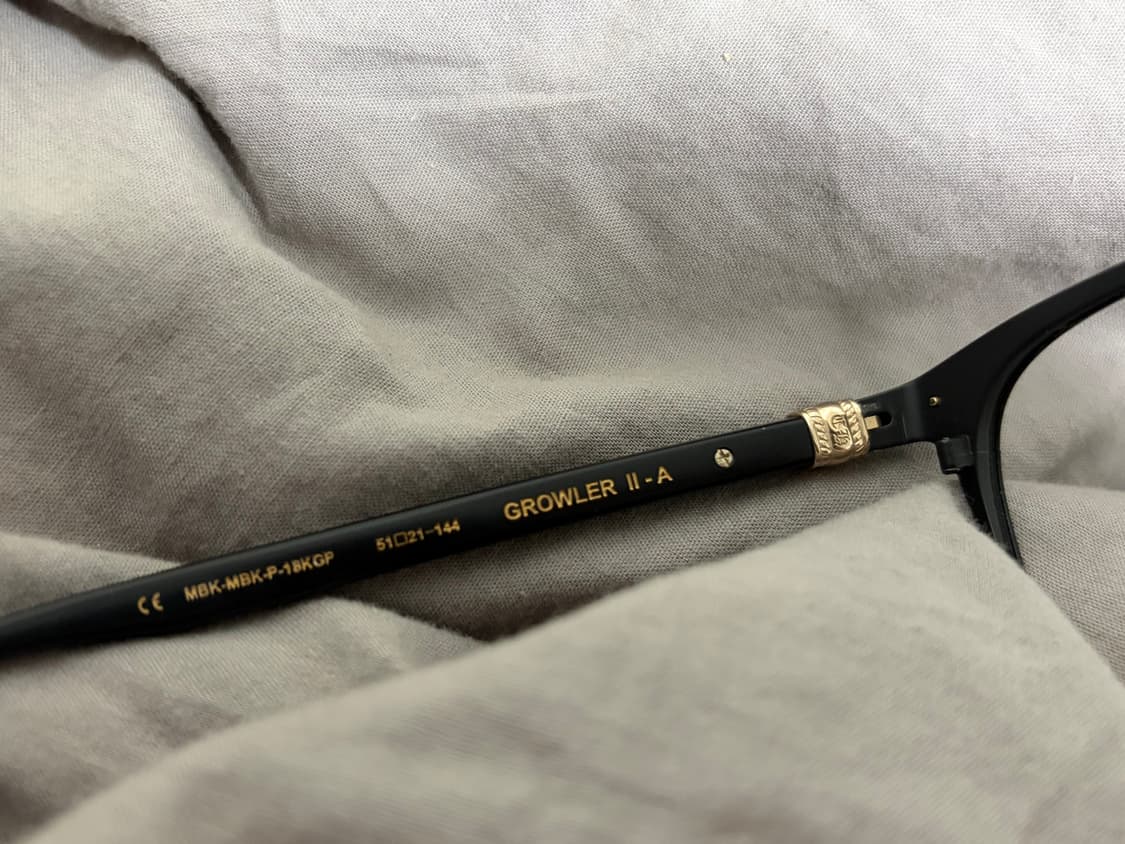 크롬하츠 GROWLER II-A 18k Gold 안경 상품이미지4
