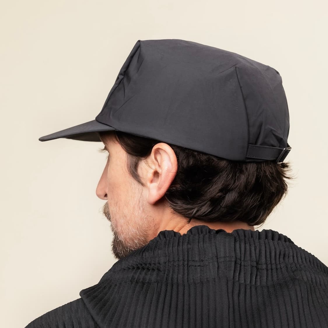 이세이미야케 25fw STONE 캡 모자/블랙 상품이미지2