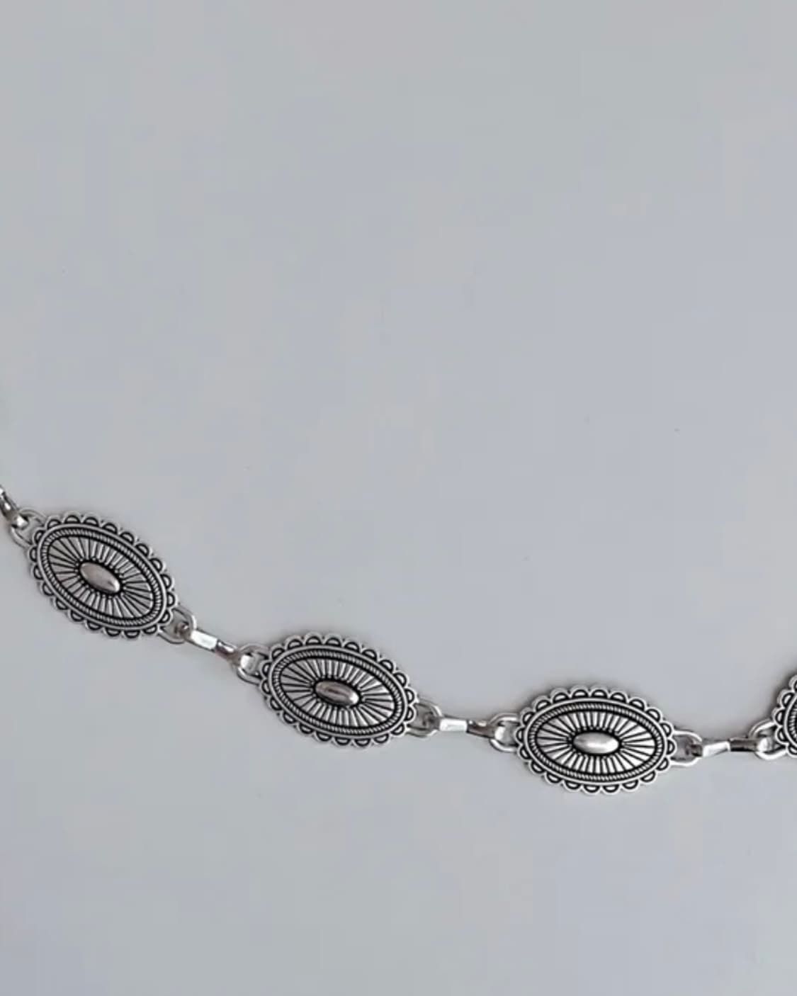 실버 체인 벨트 상품이미지3