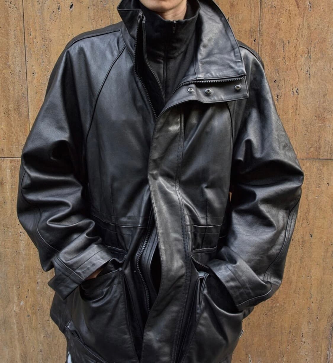 [2] Mudule leather parka 상품이미지1