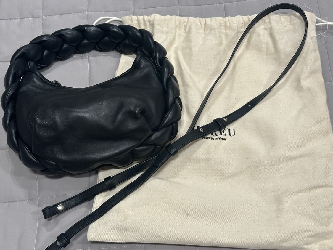 헤레우 에스피가 블랙 미니 토트백 (크로르 끈) 상품이미지1