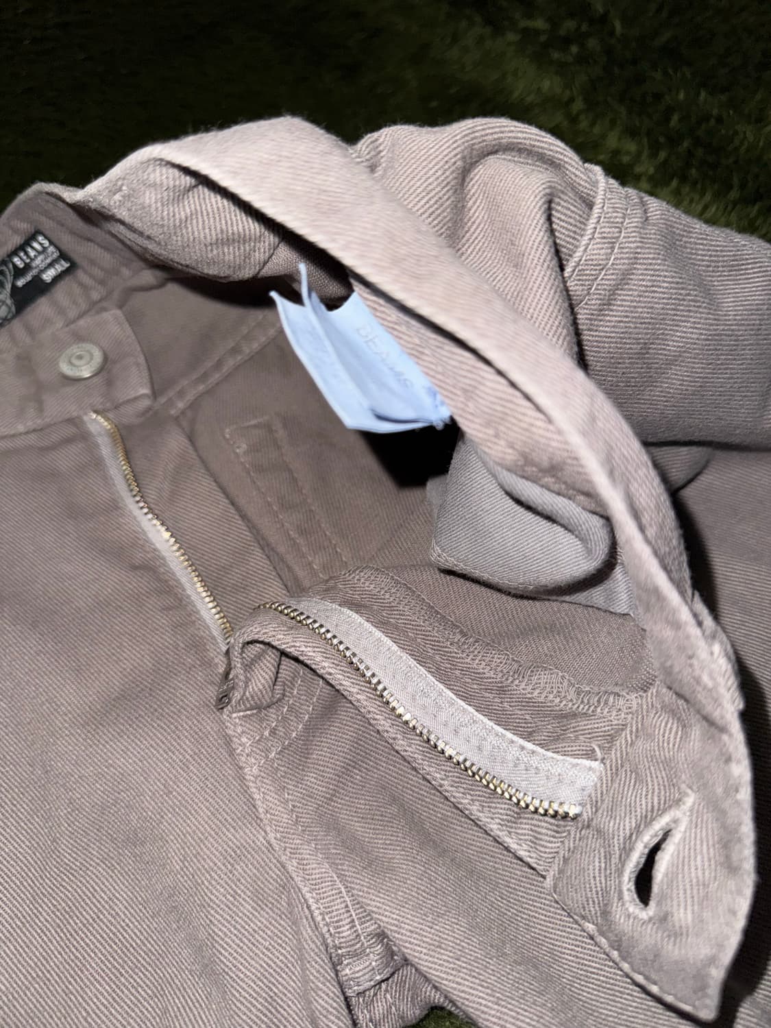 [S] BEAMS 빔즈 MADE IN JAPAN 코튼 하프 팬츠 그레이 상품이미지4