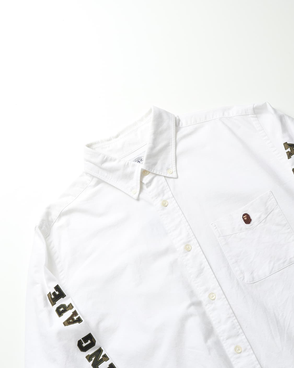 베이프 A BATHING APE Sleeve Oxford Shirt 상품이미지3