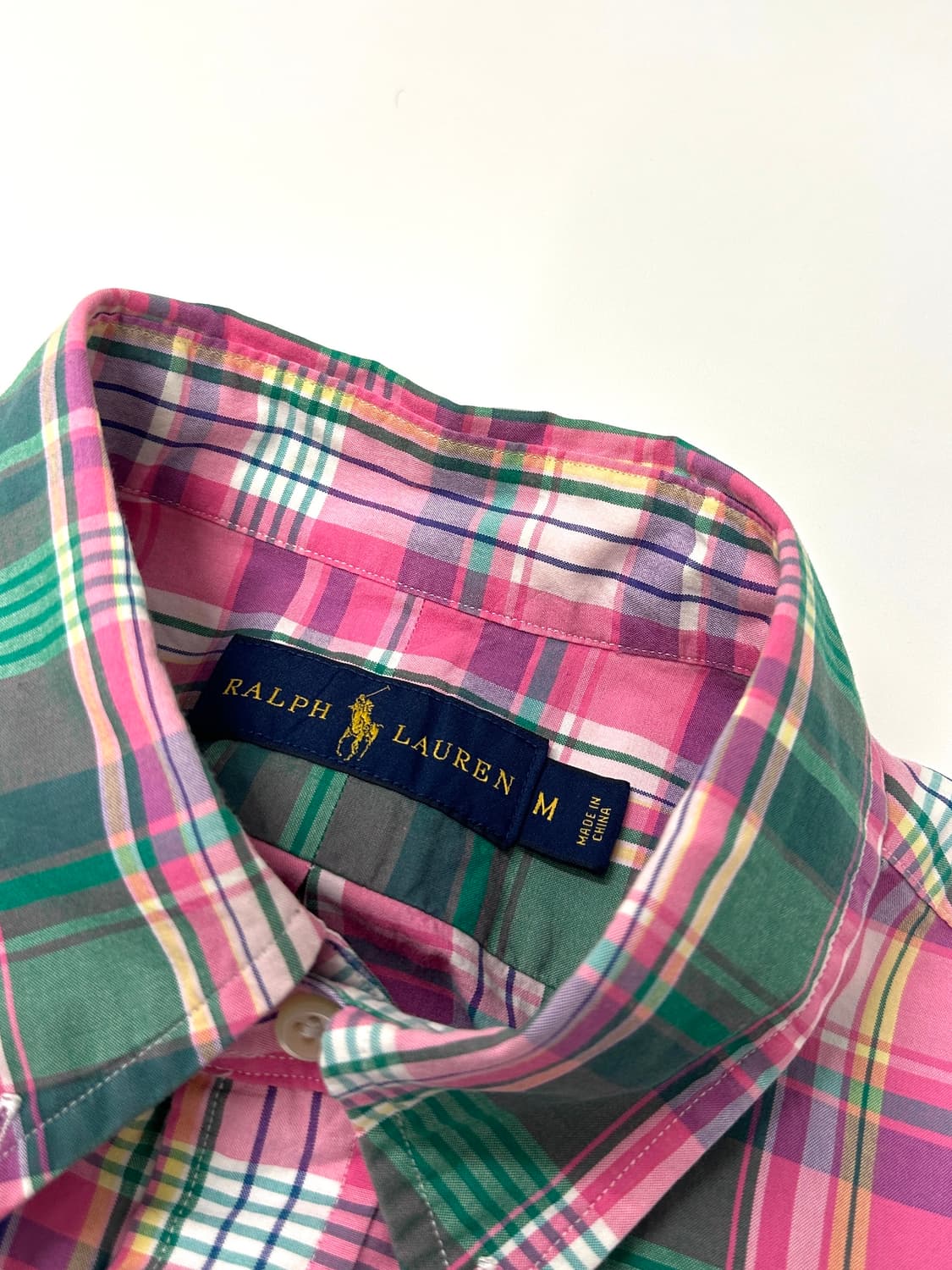 polo pink multi color shirt  상품이미지4