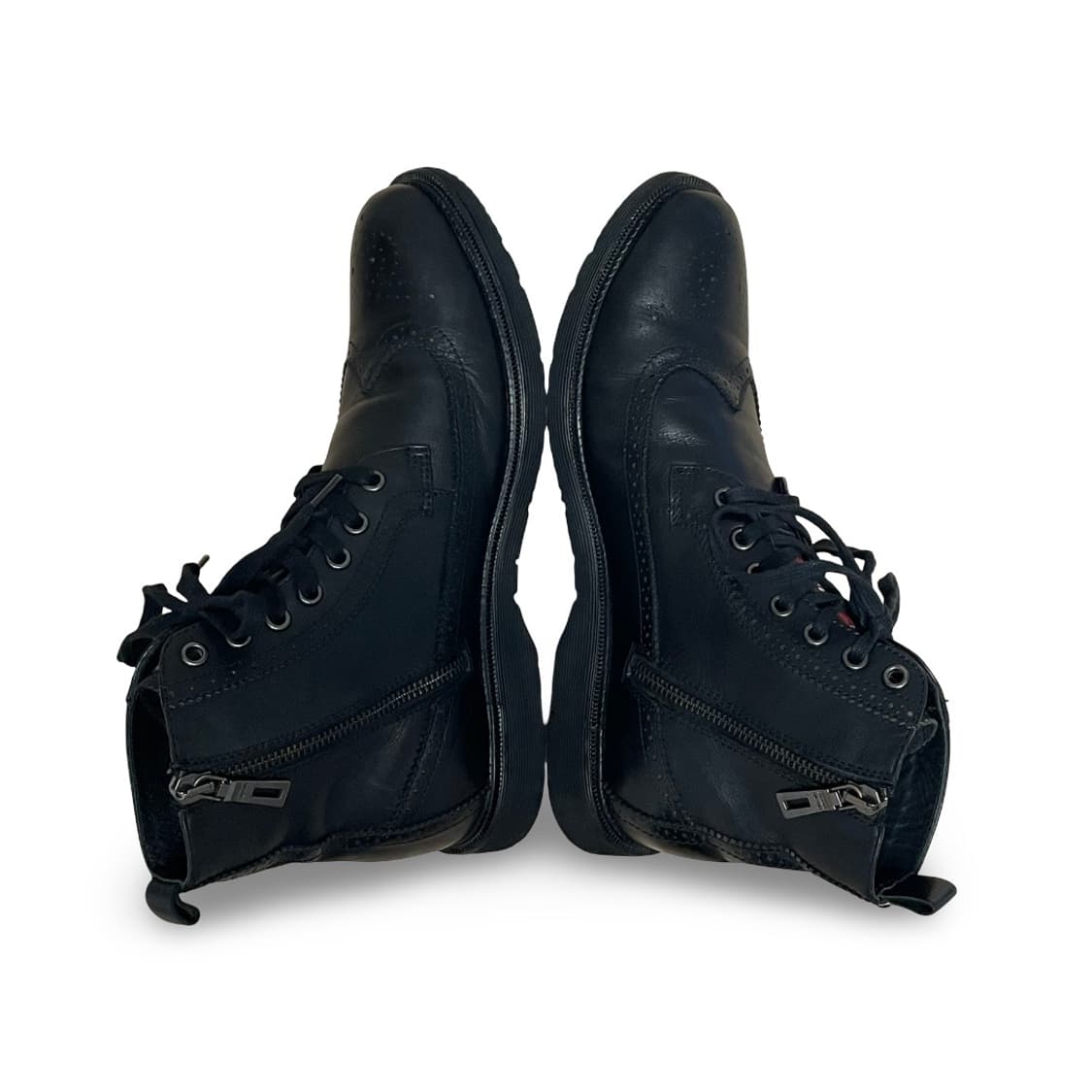 프라다 스포츠 윙팁 레더 부츠 상품이미지3