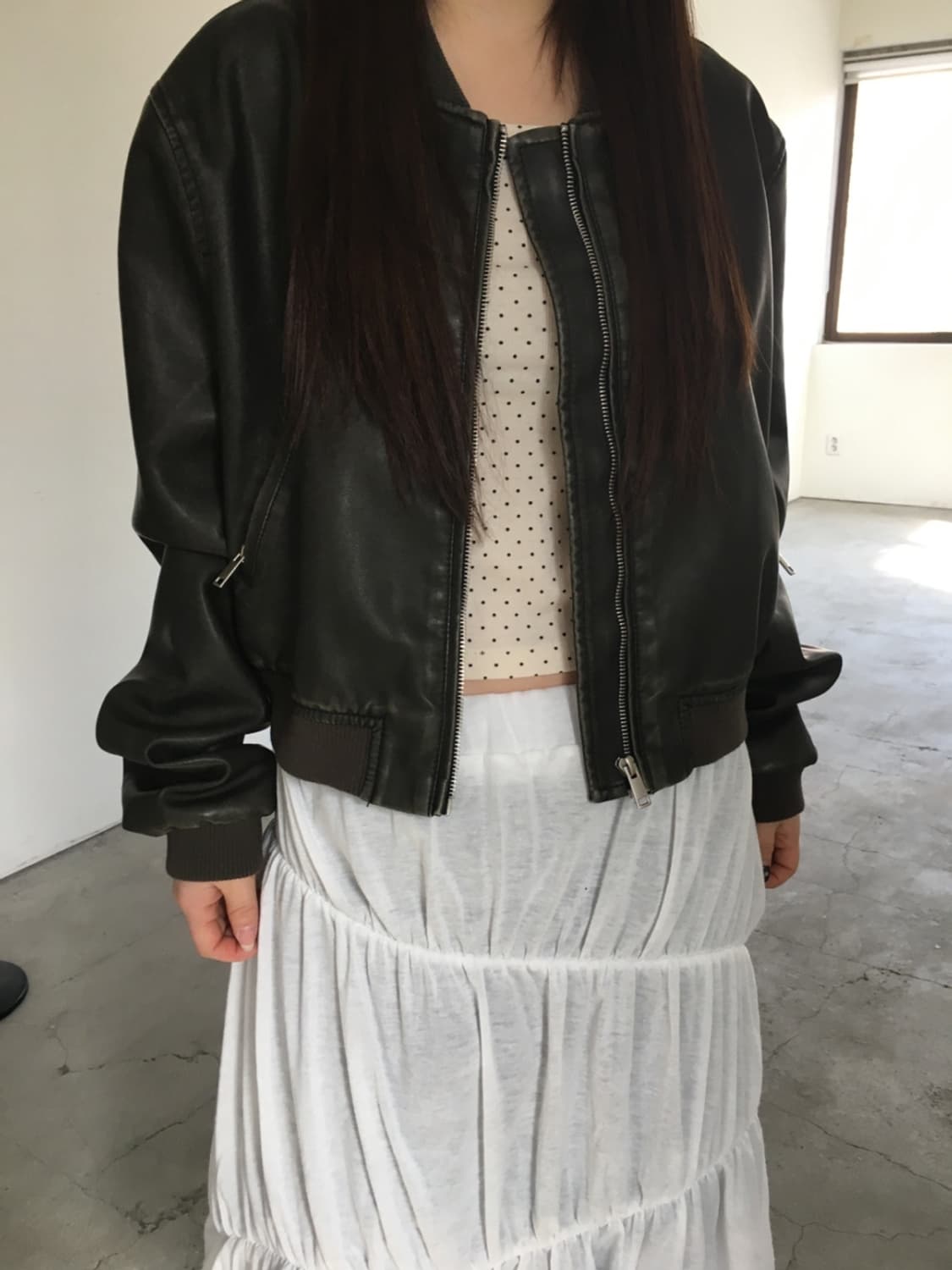 bloom leather jacket 상품이미지2