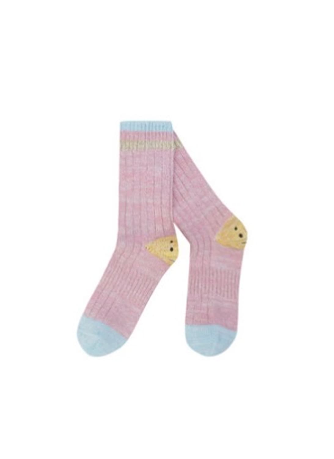 캐피탈 60 피스 아이비 레안보위 해피 힐 핑크 양말 (새상품) 상품이미지3