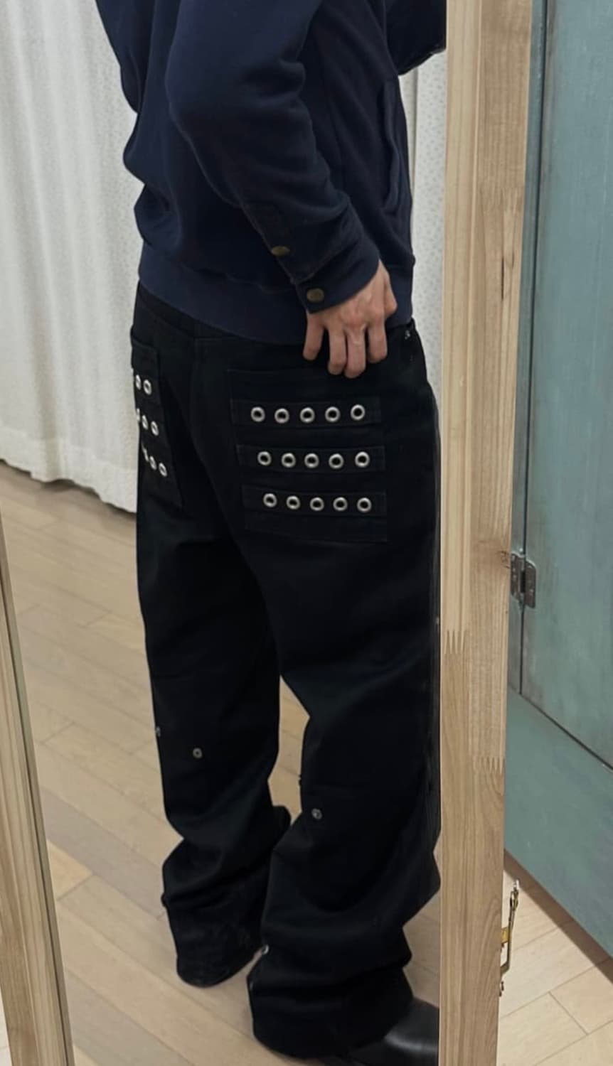 B.access Eyelet button jeans 상품이미지3