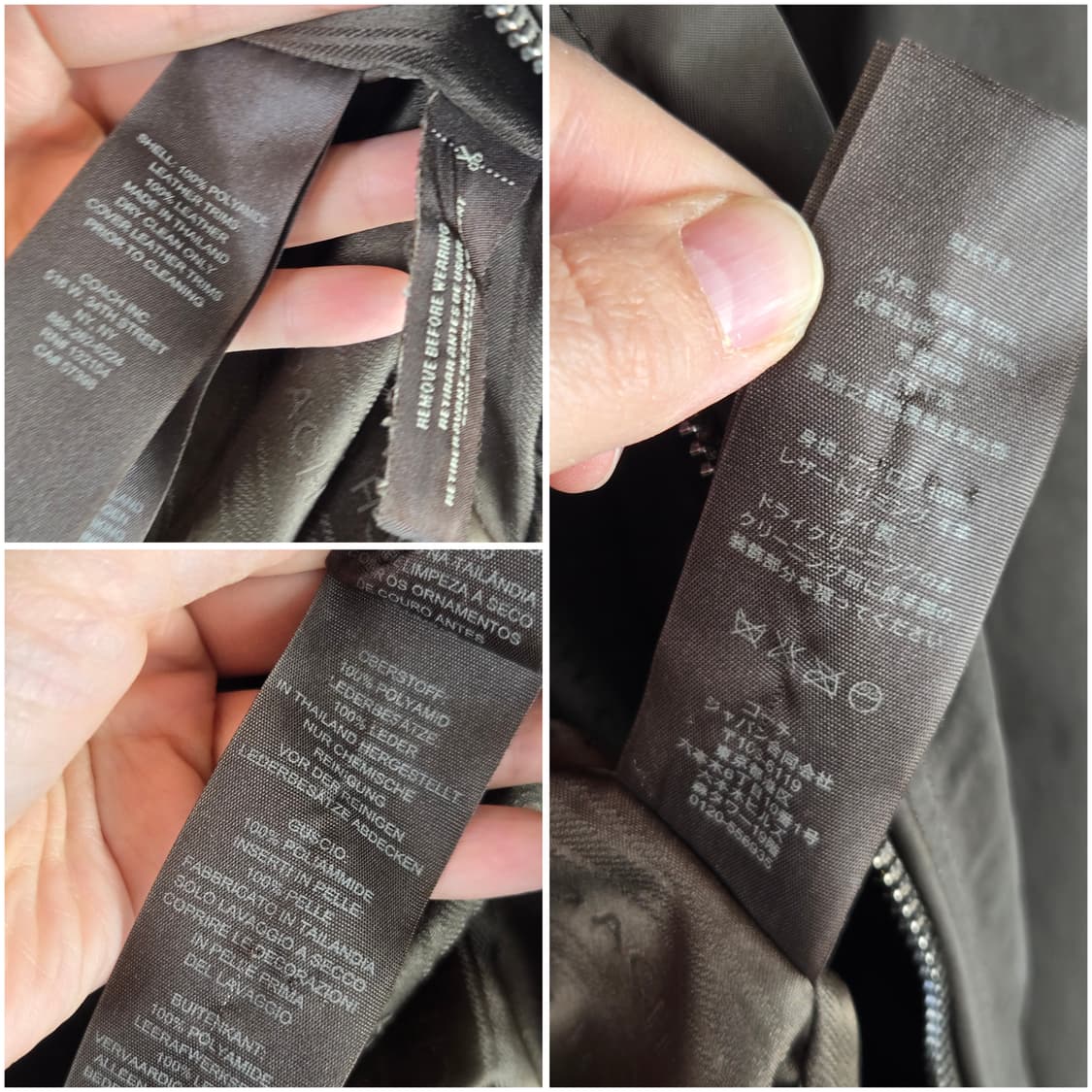 [무료배송]COACH 코치 M 남성 집업 바람막이 자켓 일본판 정품 상품이미지10