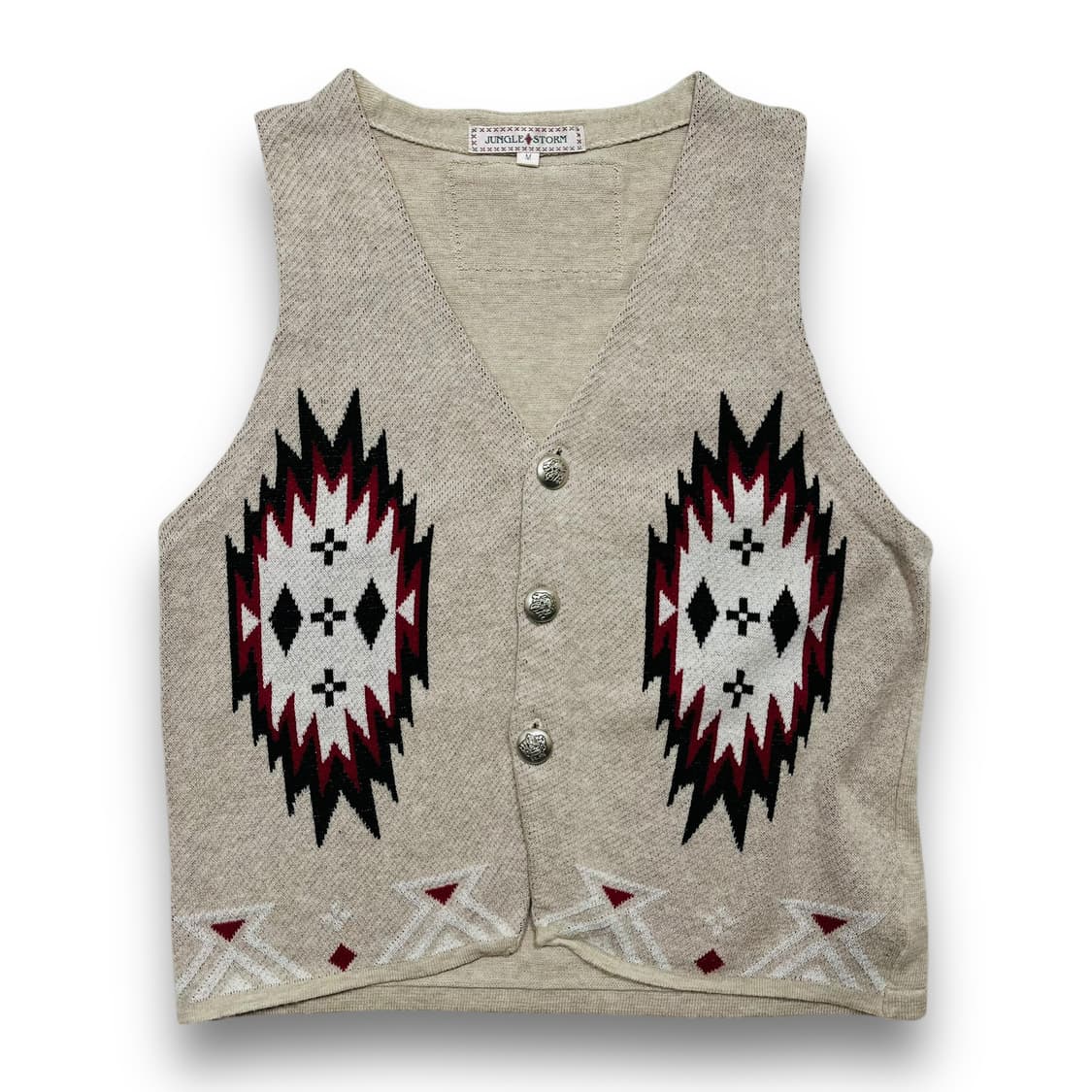 정글 스톰 나바호 패턴 빈티지 가디건 상품이미지1