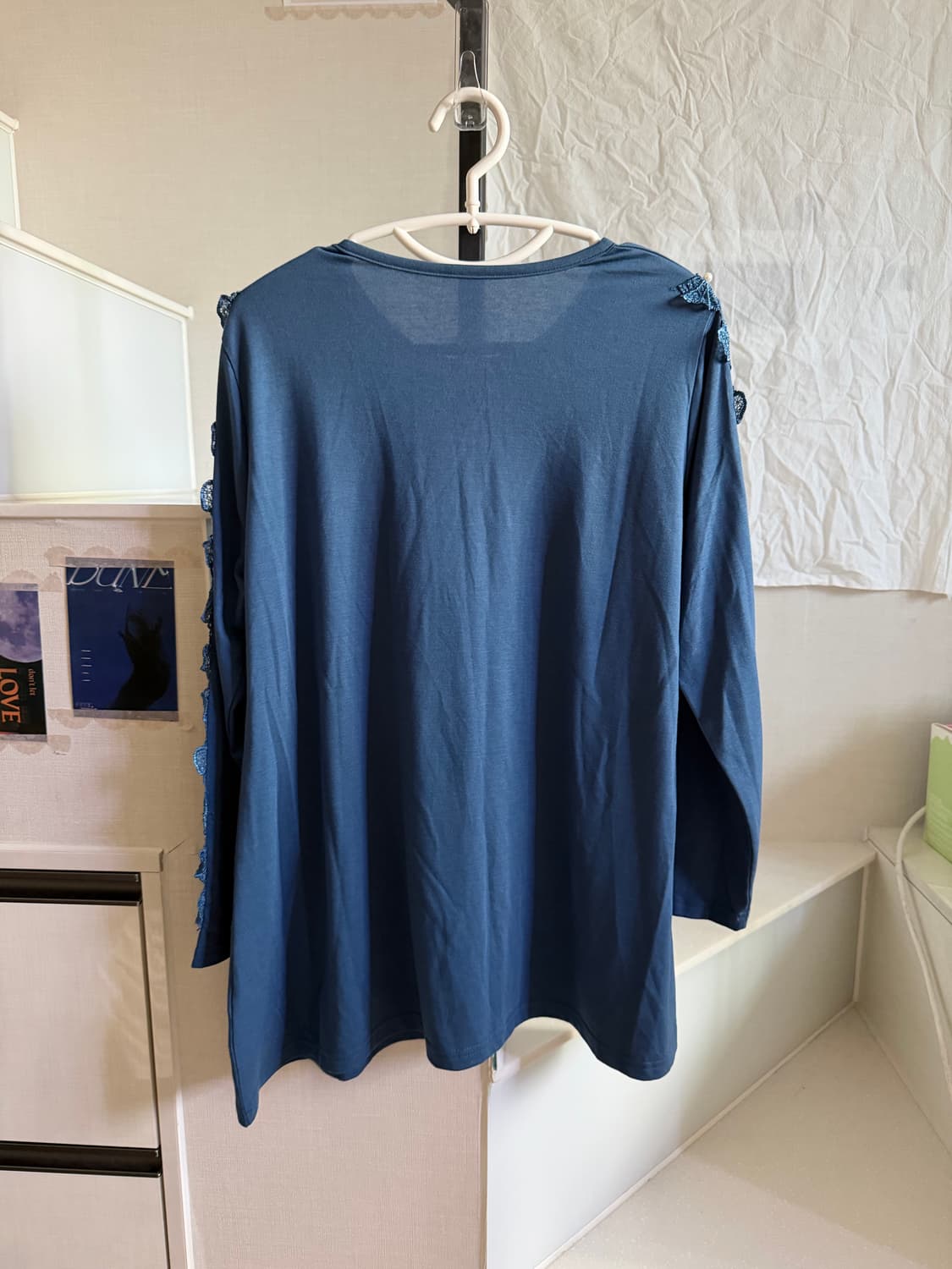 레이스 진주 디테일 롱슬리브 상품이미지4