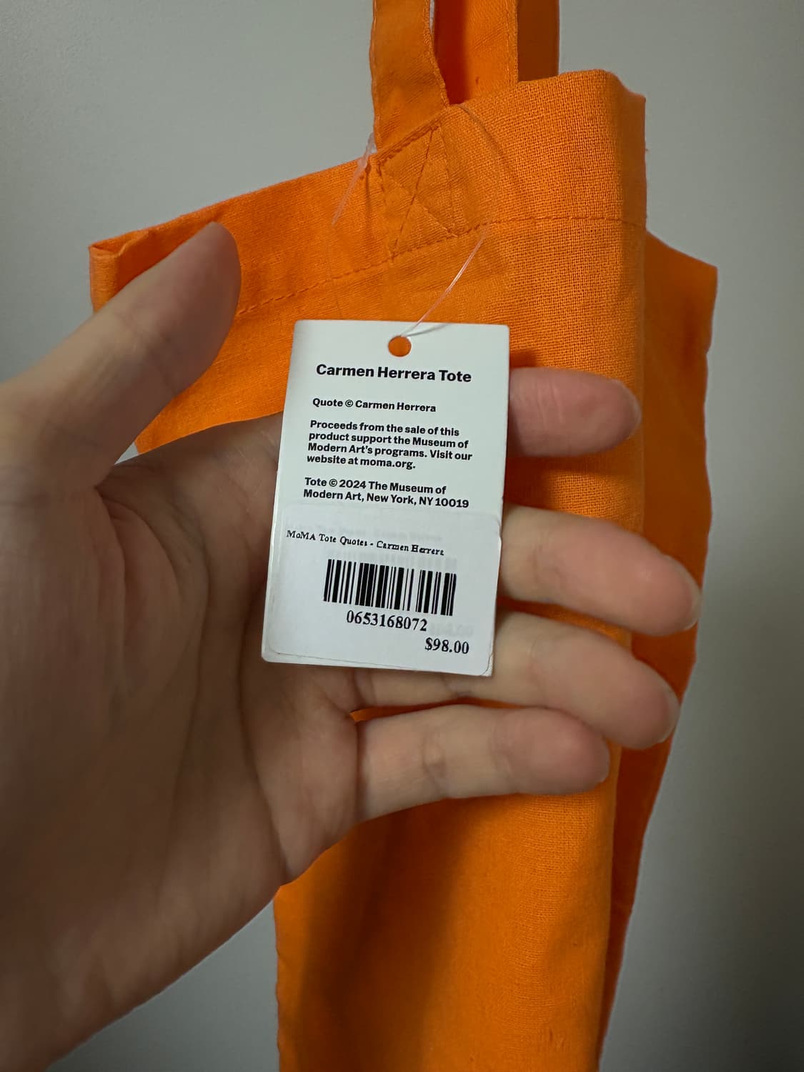 Moma 에코백 주황 상품이미지3