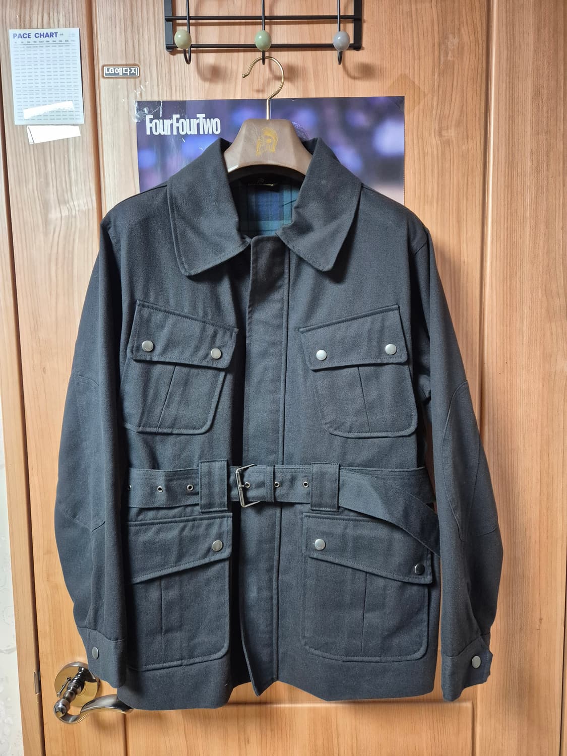 론트 041 사파리자켓 L 블랙 상품이미지1