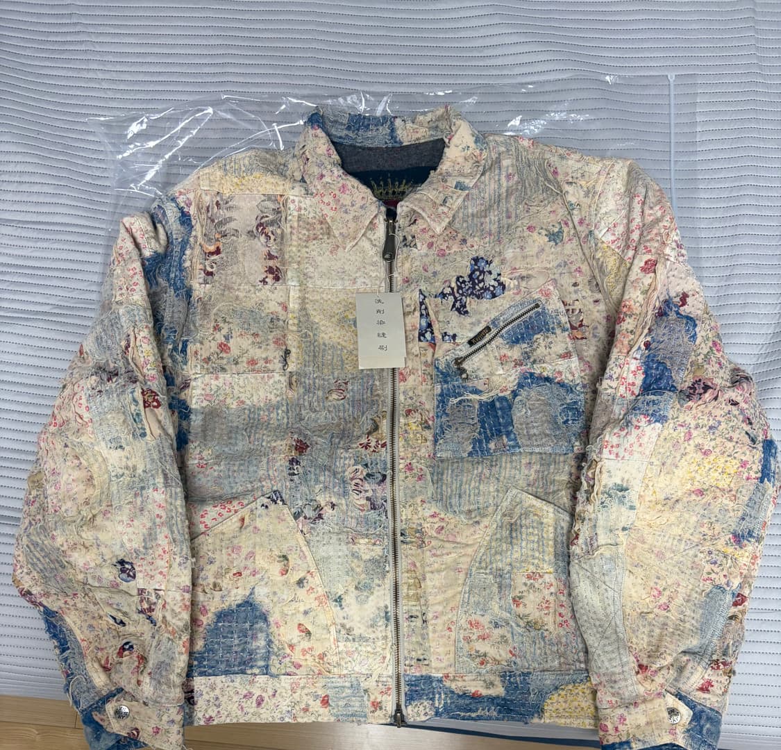 캐피탈 오사카 익스클루시브 보로 집업 베이지 판매합니다 상품이미지2