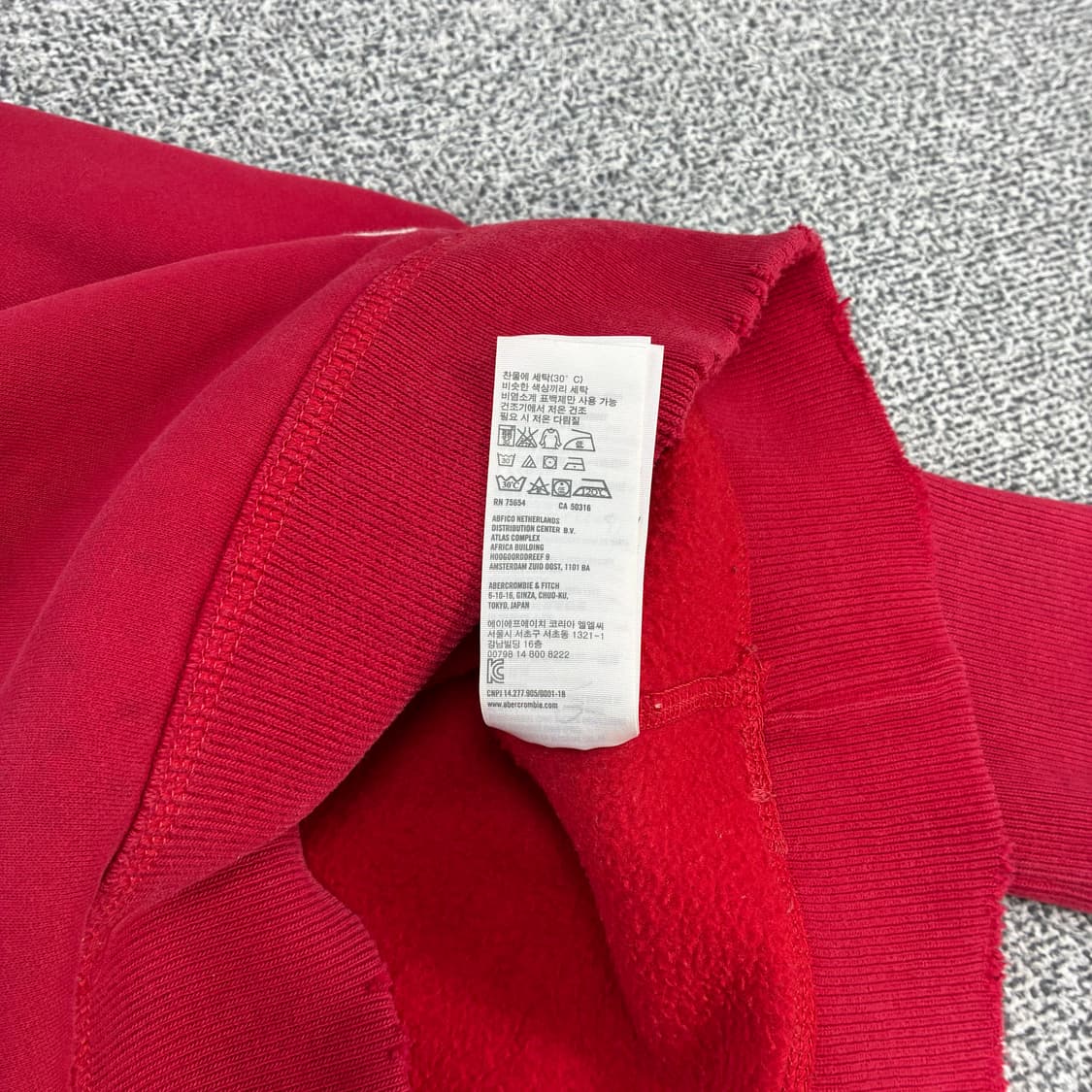 <아베크롬비 데미지 빈티지 후드티> No.1463 상품이미지8