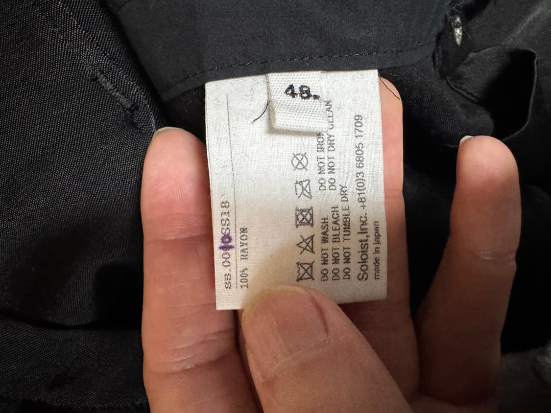 솔로이스트 18ss 셔츠 48 상품이미지4