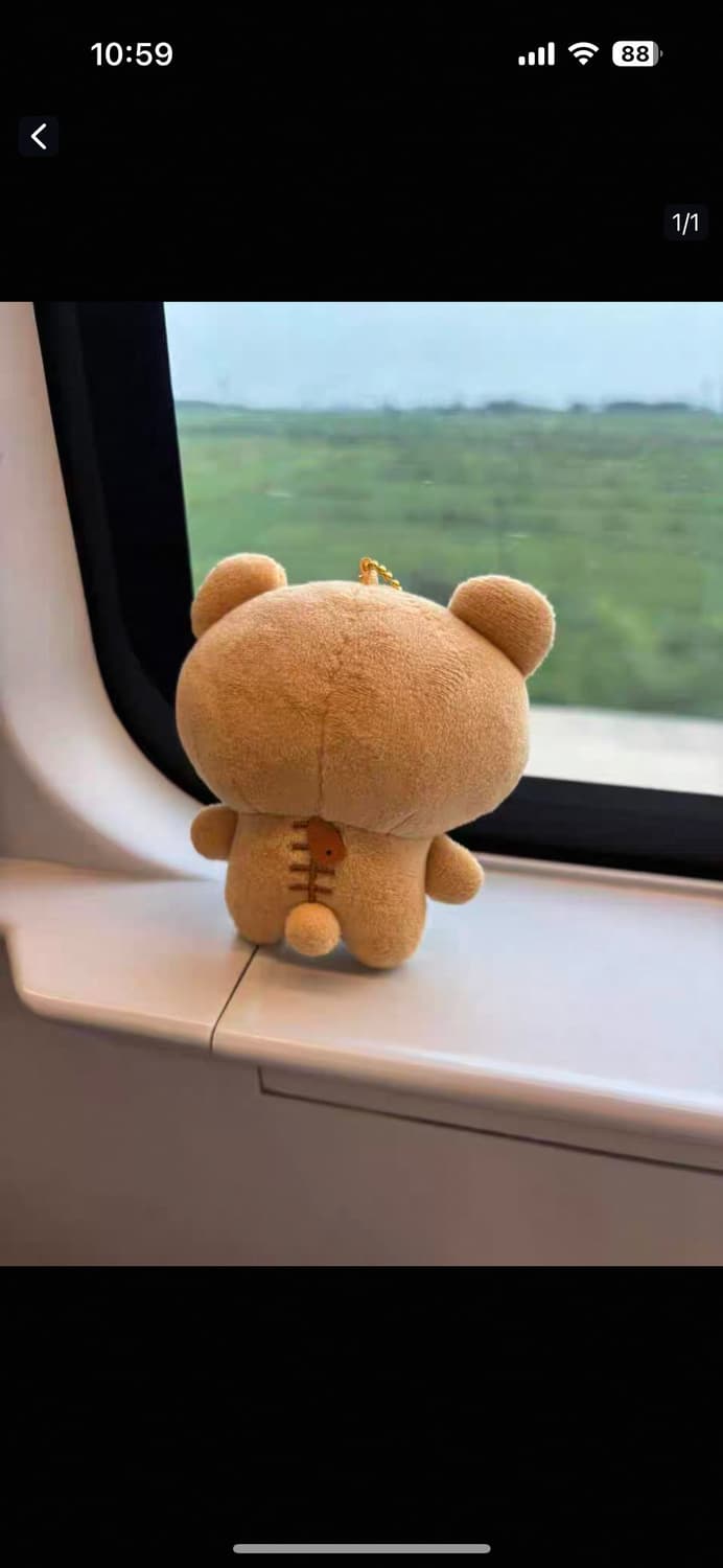 부리부리몬 리락쿠마 짱구 인형 키링 가방인형 상품이미지3