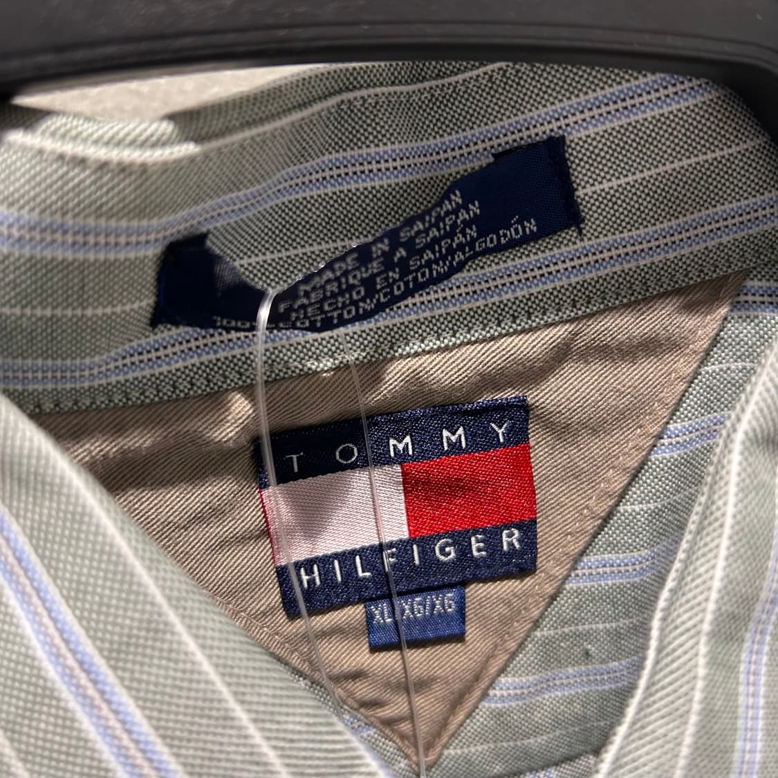 Tommy Hilfiger Logo Stripe Shirts 상품이미지9