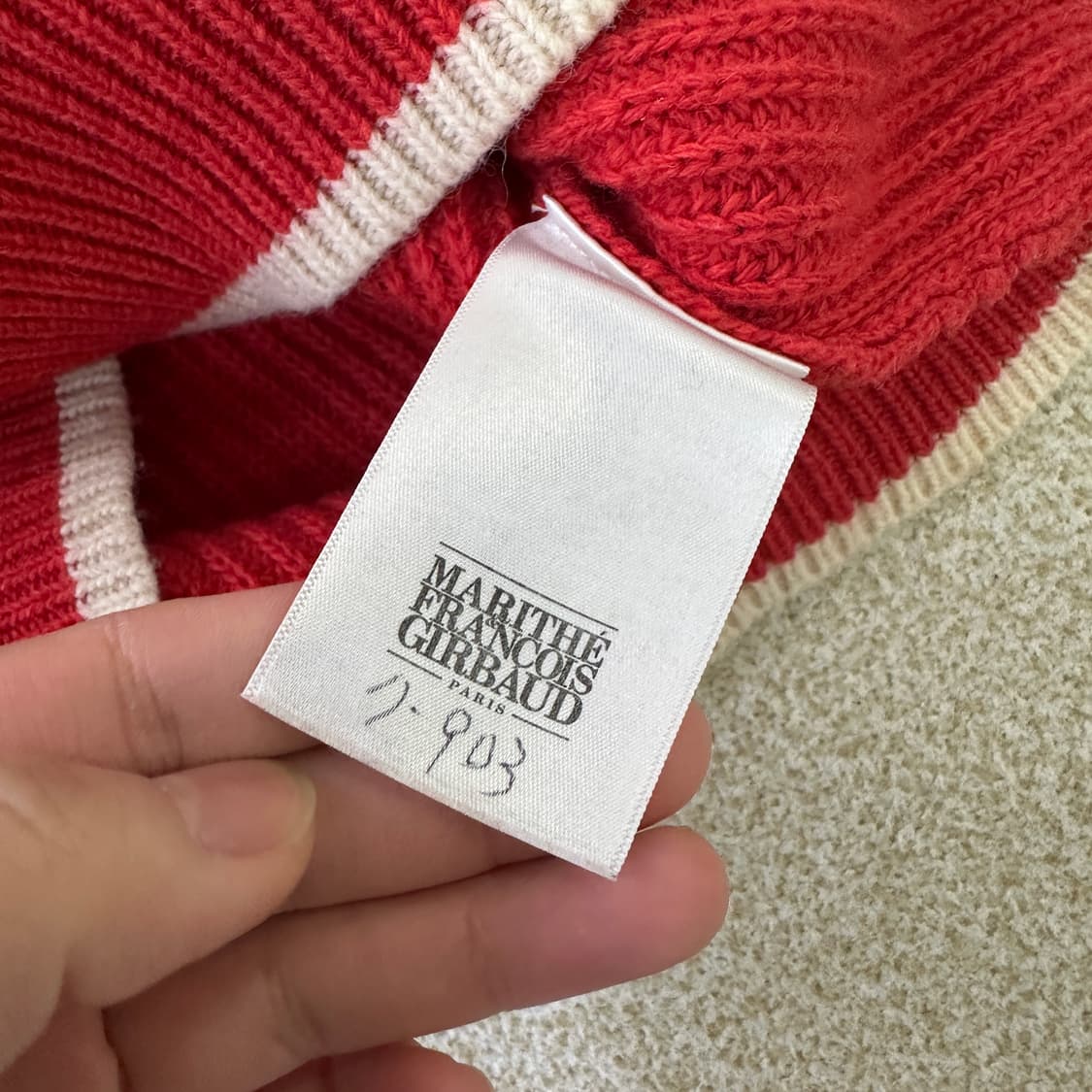 OS 마리떼 프랑소 저버 집업 0324D 상품이미지3