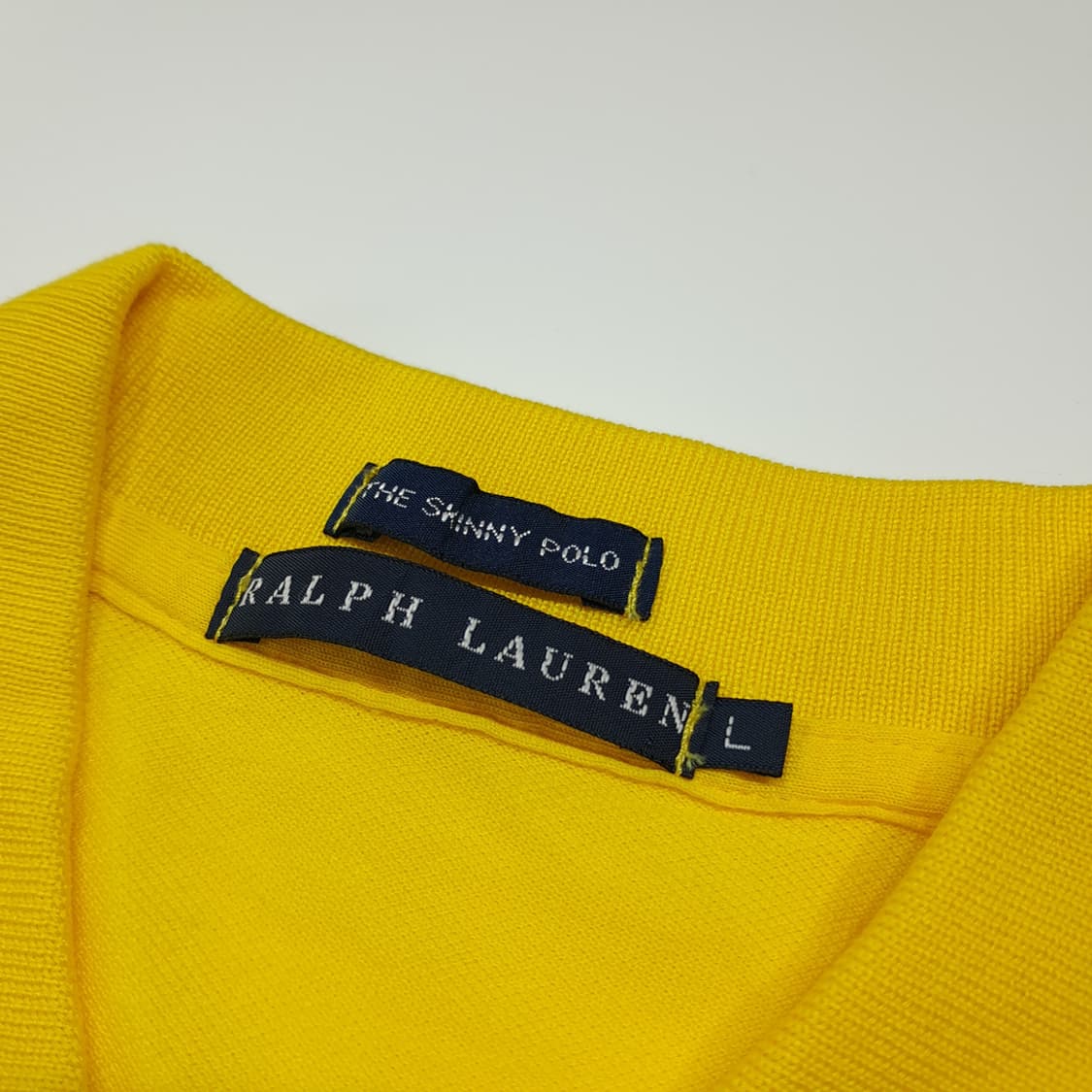 CK024 L 폴로 00s 일본판 멀티포니 옐로우반팔  티셔츠 상품이미지3