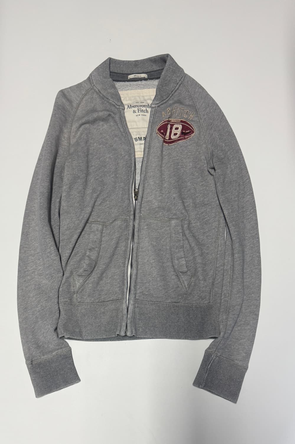 여성 아베크롬비 y2k 빈티지 로고 코튼 집업 S 상품이미지1
