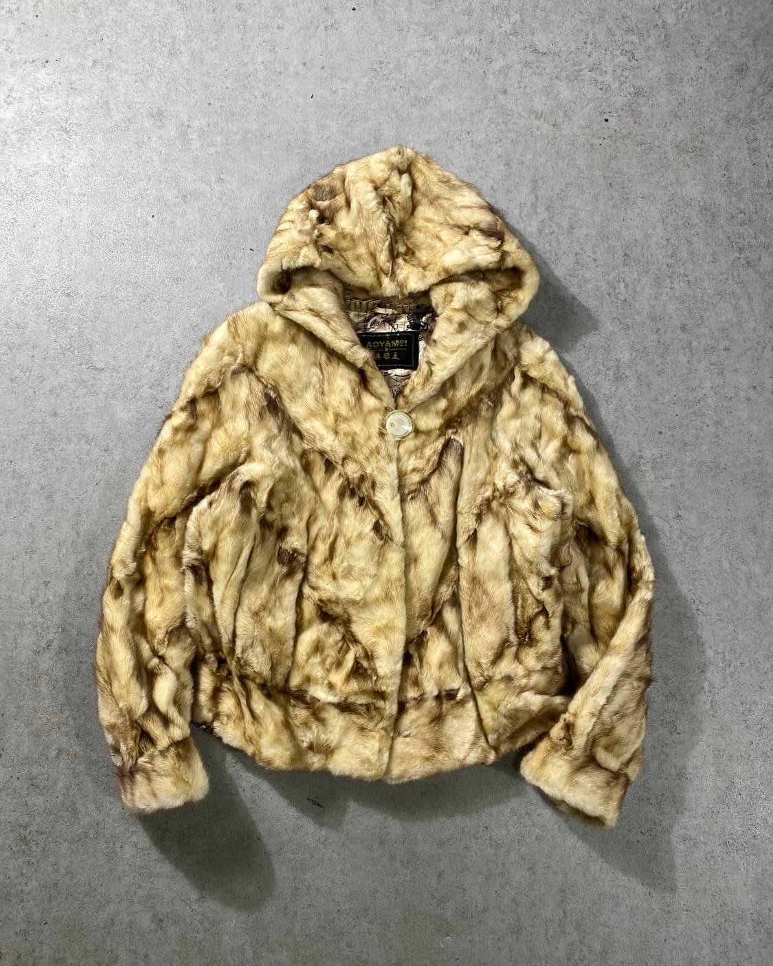 [S-M] AOYAMEI 폭스 퍼 후드 자켓 상품이미지2