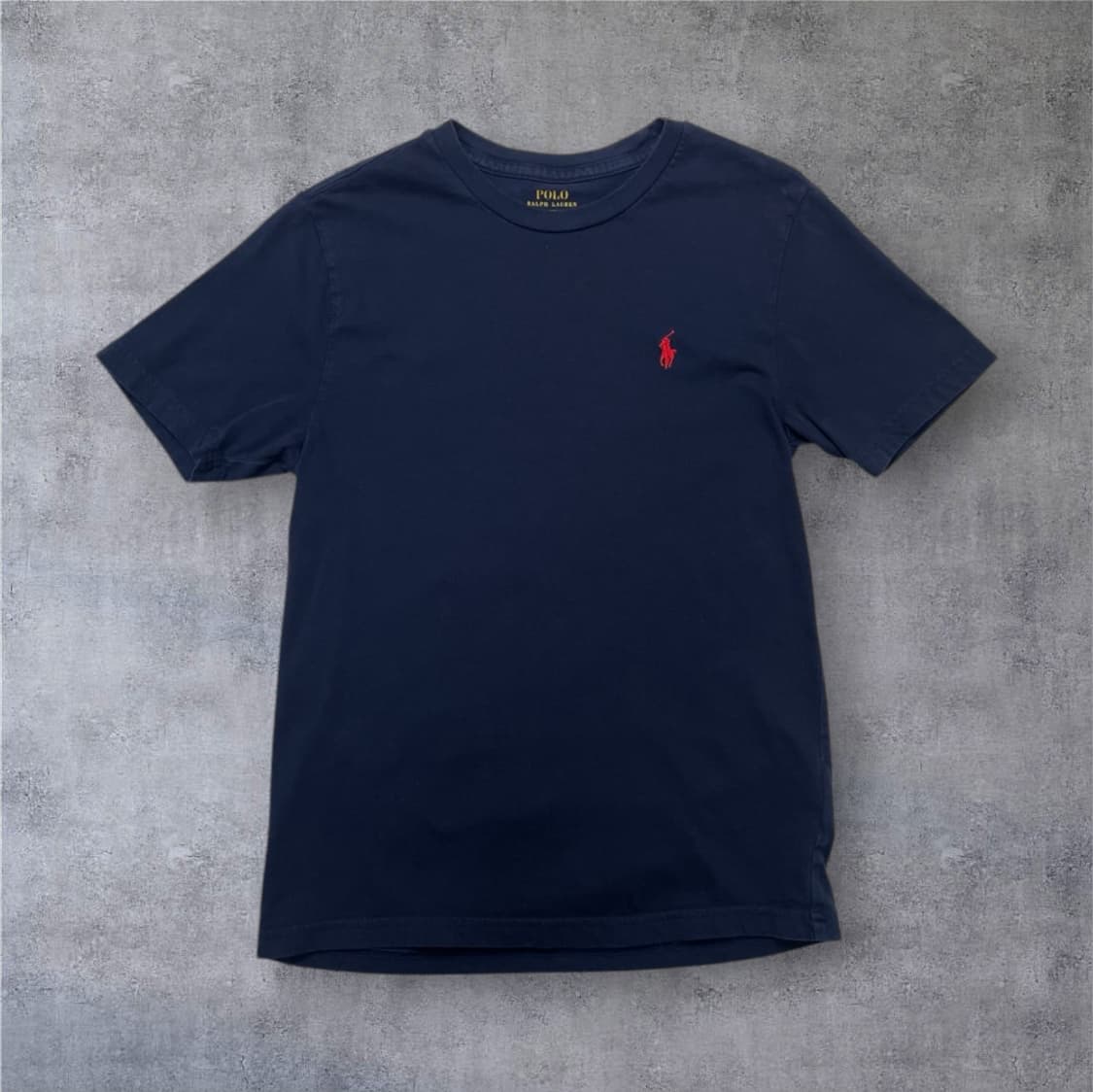 폴로 랄프로렌 네이비 자수로고 반팔 티셔츠 M(10-12) 상품이미지1