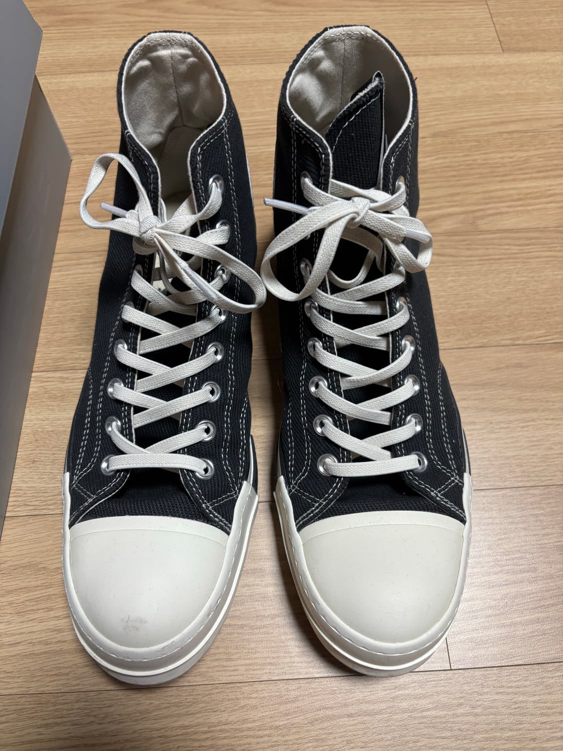 (290) 릭오웬스 컨버스 다크스타 척70 하이 블랙 상품이미지3