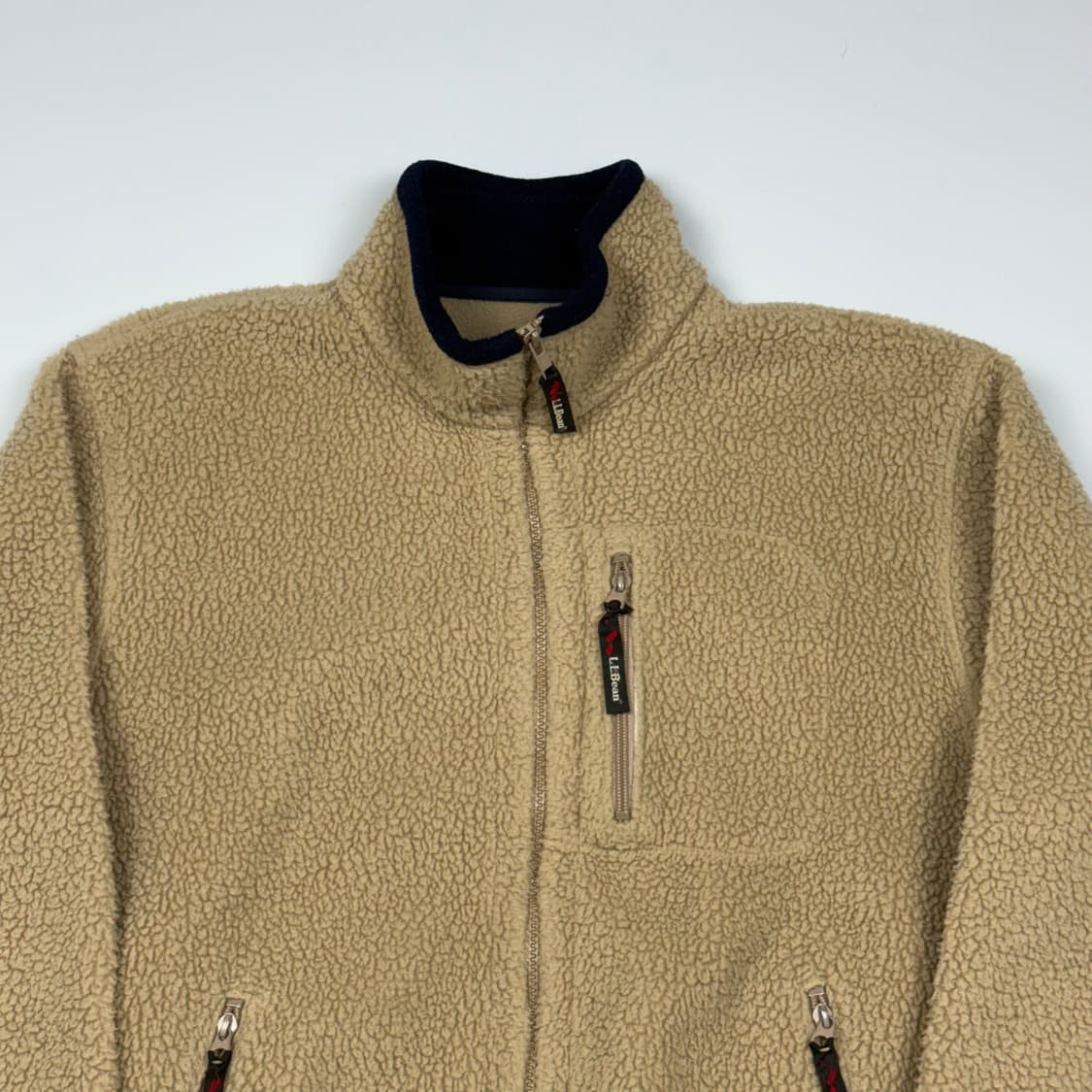 (105) 80s 엘엘빈 플리스 자켓 내추럴 상품이미지3