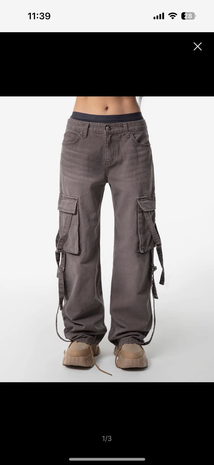 Yeel WASHING STRAP LOW-RISE DENIM PANTS 상품이미지1