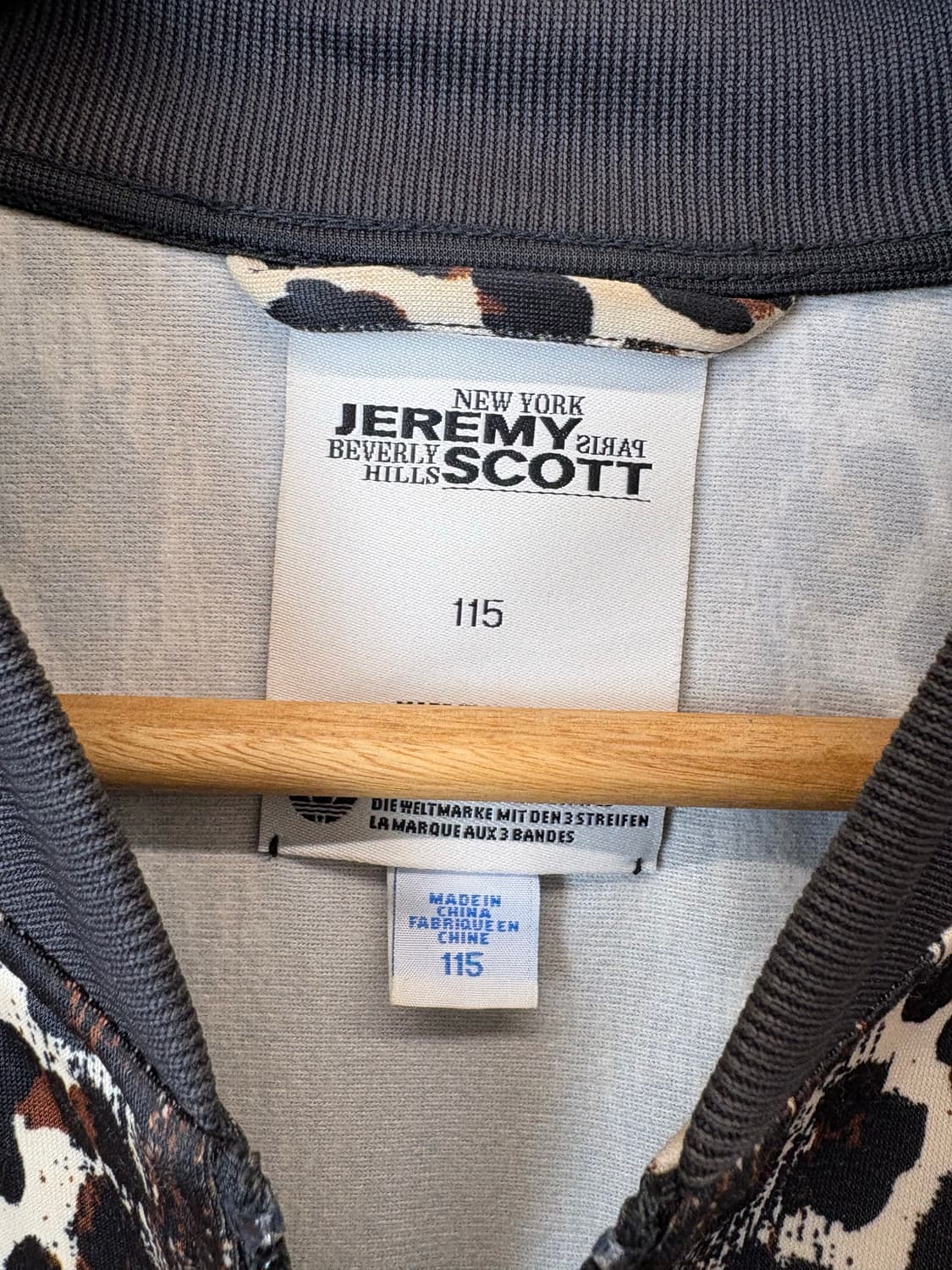 아디다스 빈티지 제레미스캇 레오파드 트랙탑 져지 상품이미지7