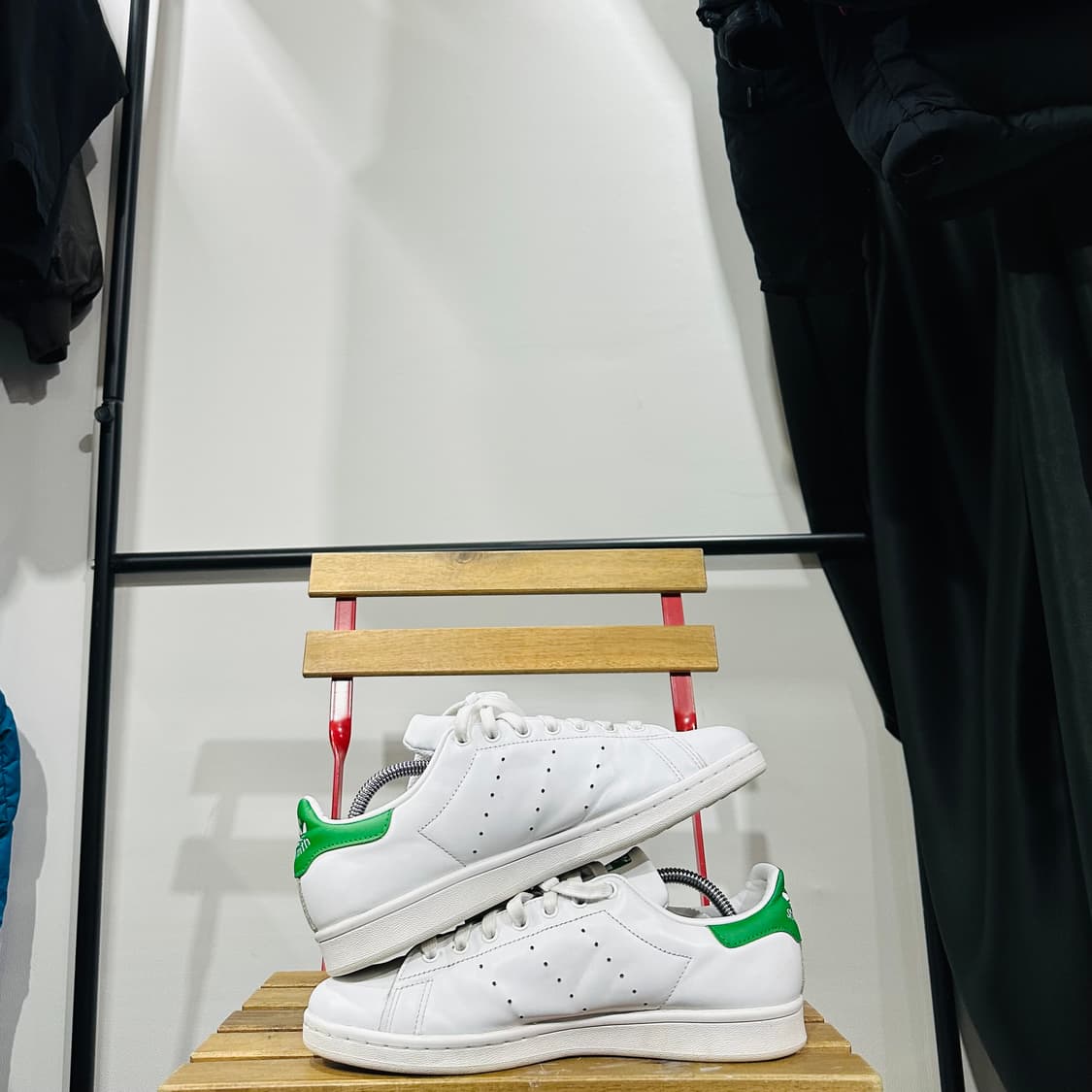 270) 아디다스 운동화 남성 남자 신발 스탠스미스 화이트 그린 상품이미지7