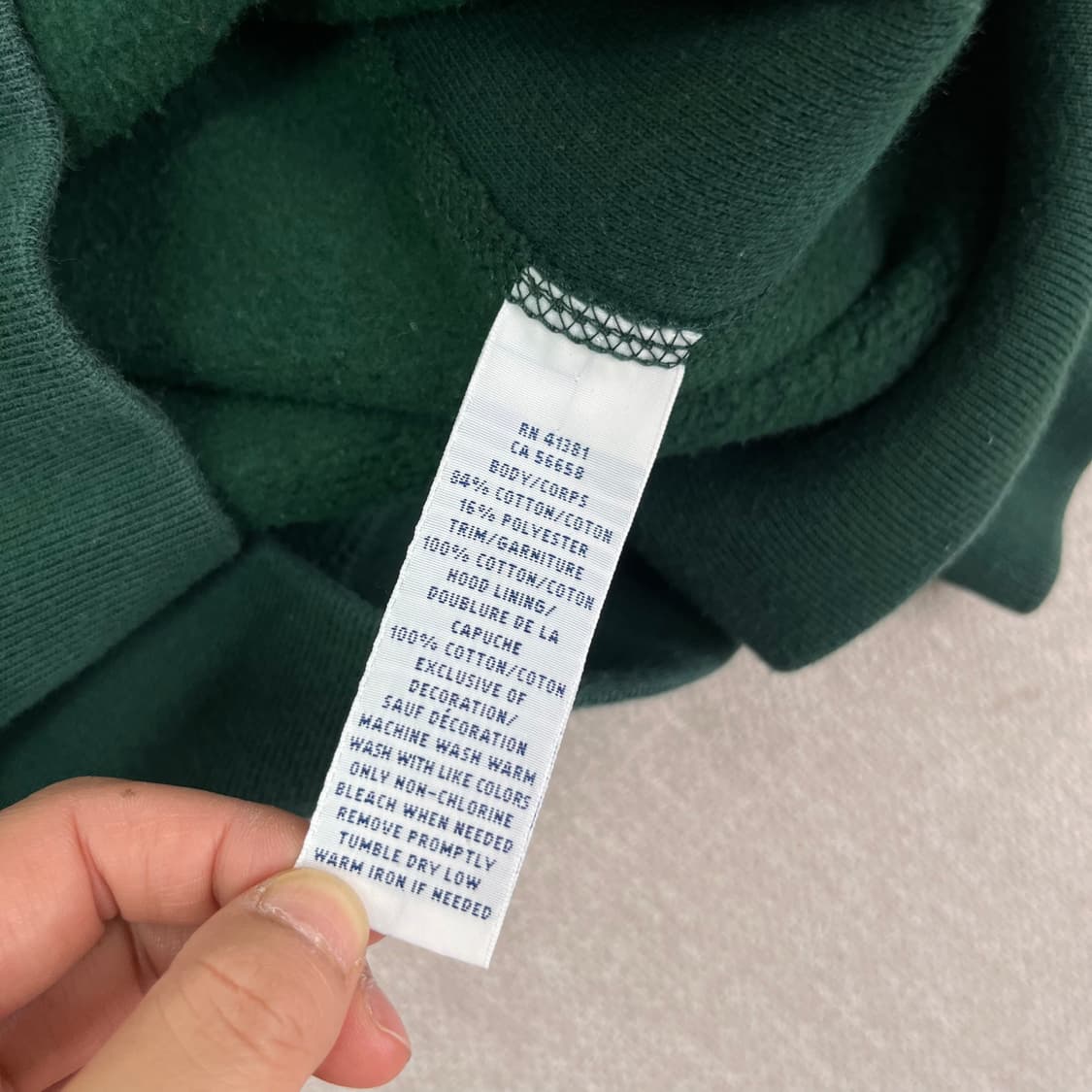 100 폴로 랄프로렌 와플 후드집업 상품이미지4