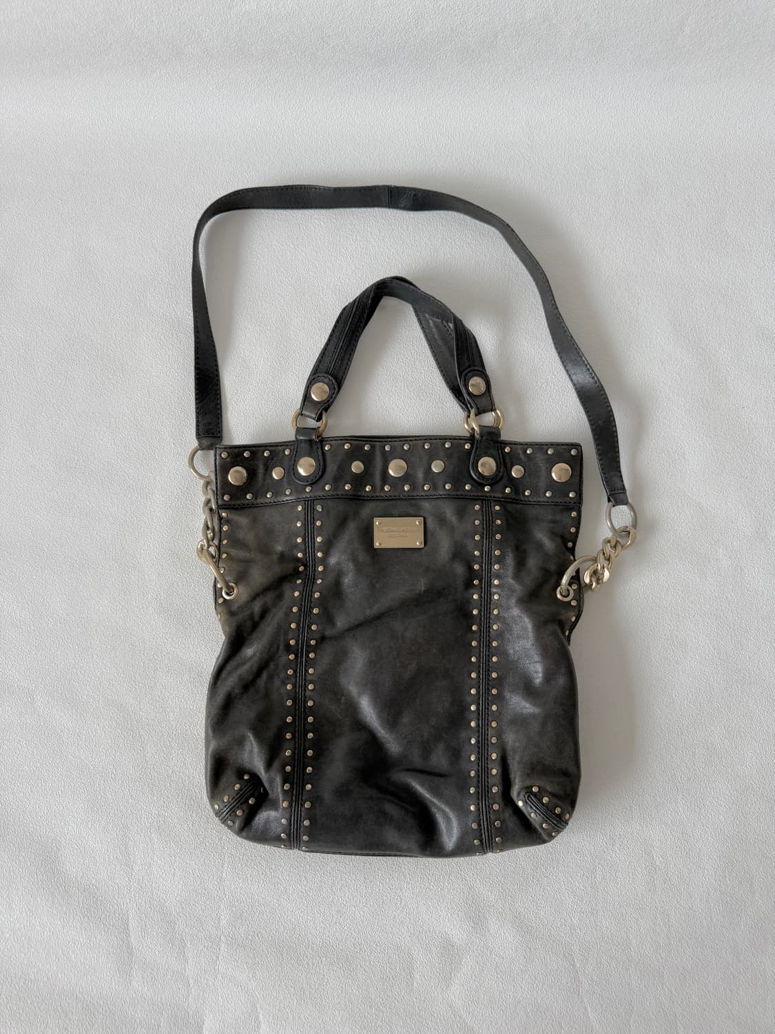 마이클코어스(MICHAEL KORS) 레더 스터드 토트 숄더백 상품이미지1