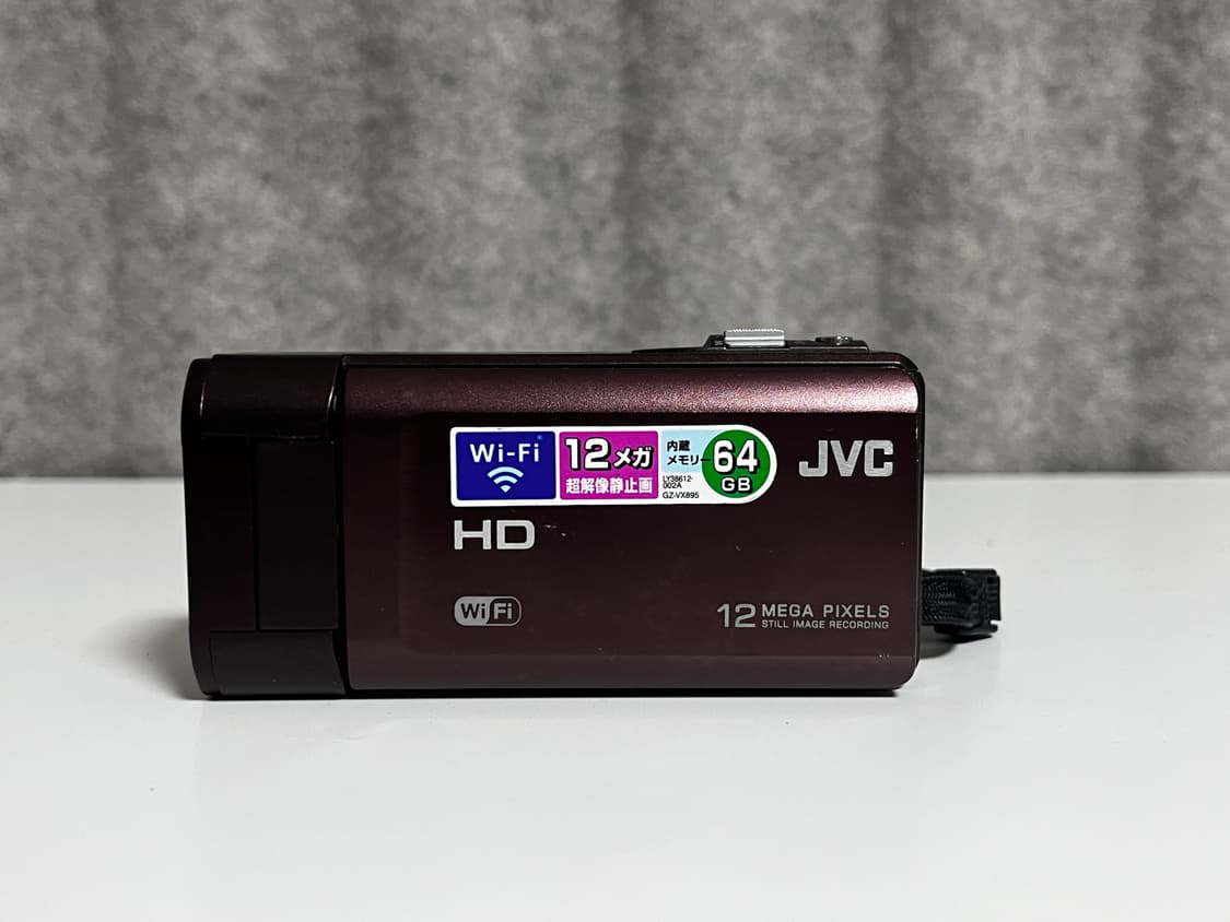 원격조정 가능 !!/ A급/ jvc gz vx895 빈티지 캠코더 브라운 상품이미지3