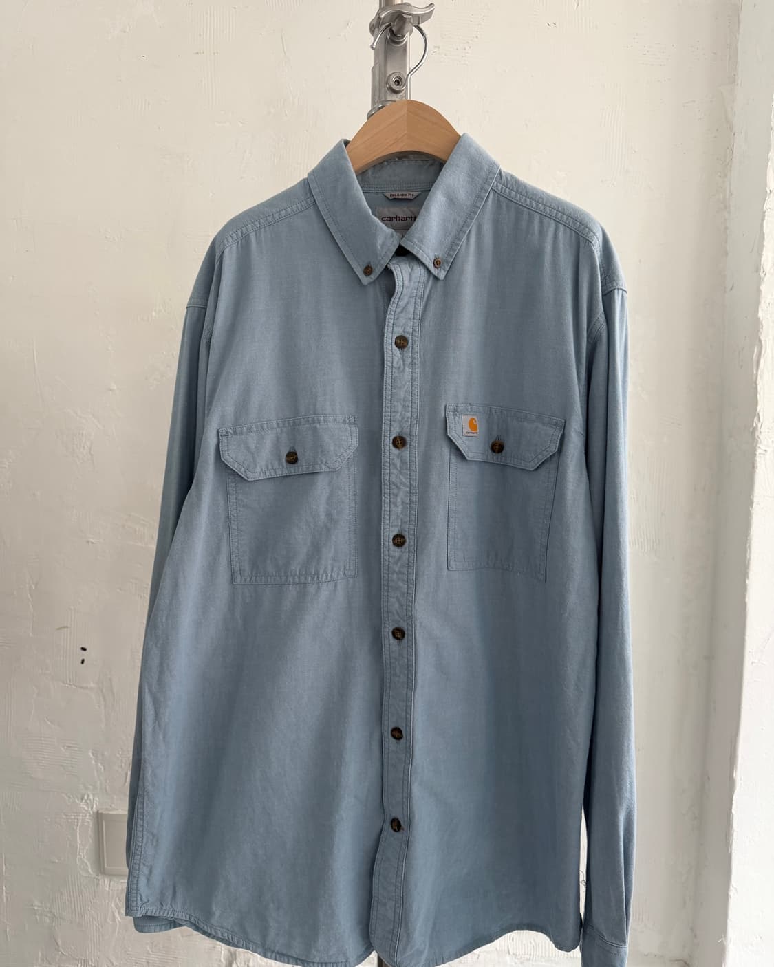 Carhartt 칼하트 포켓 데님 셔츠 상품이미지5