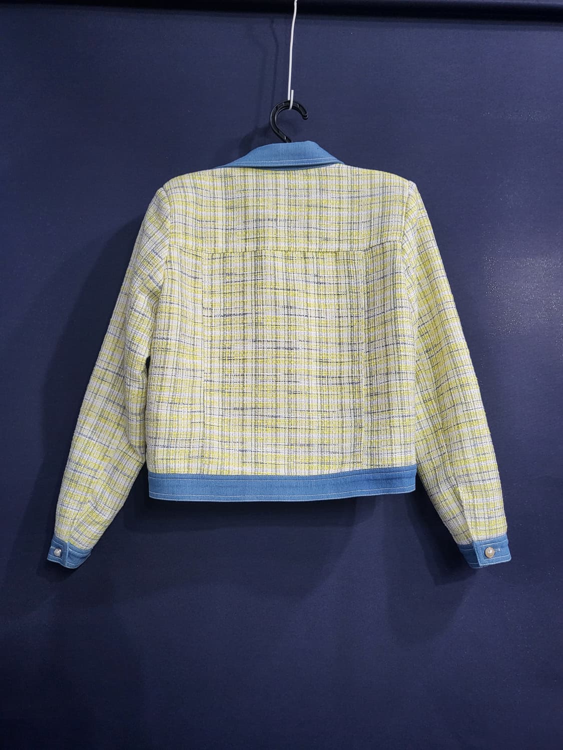 데님 크롭 트위드 셋업 상품이미지6