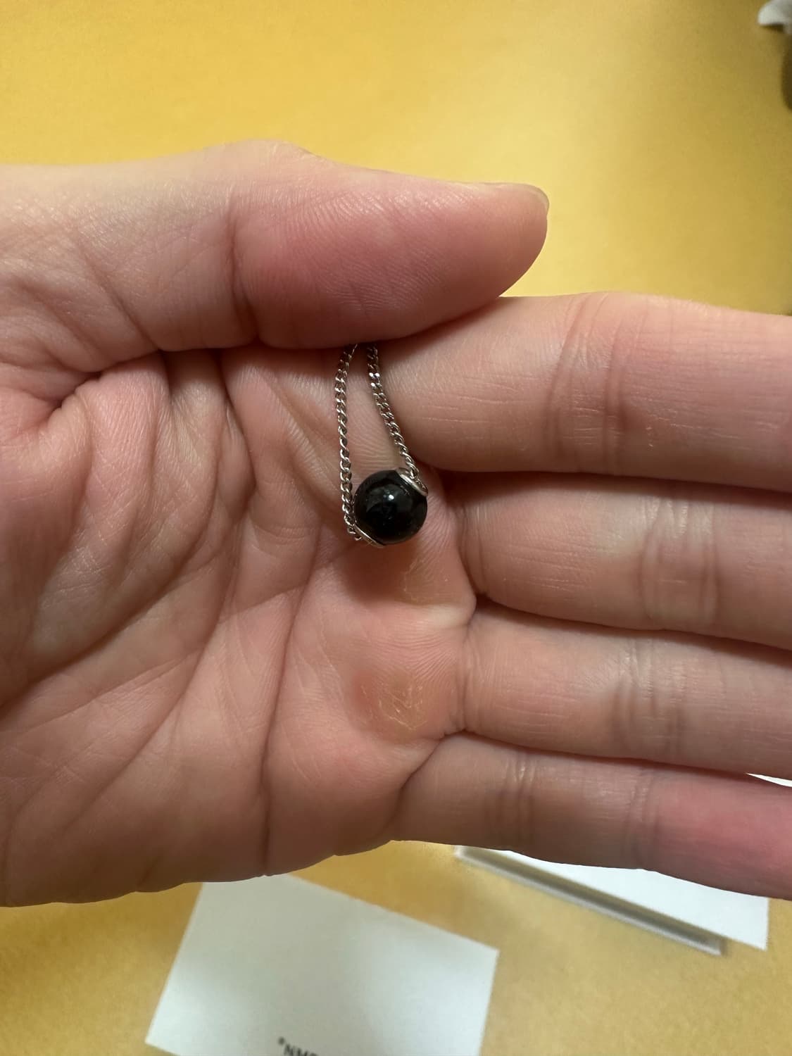 넘버링 7821 목걸이 블랙 os 상품이미지2